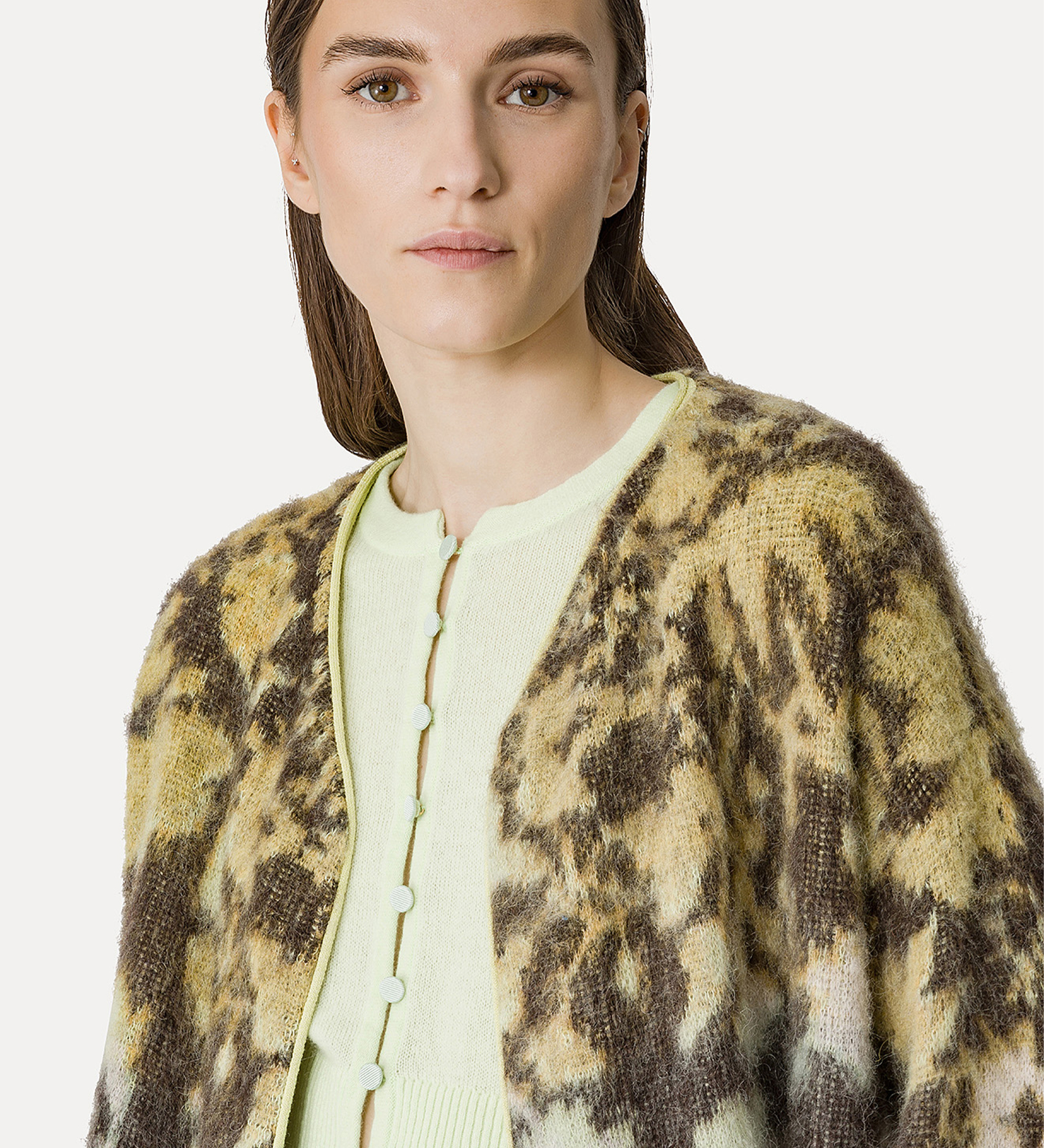 cappotto jacquard "bloom mist" | forte_forte