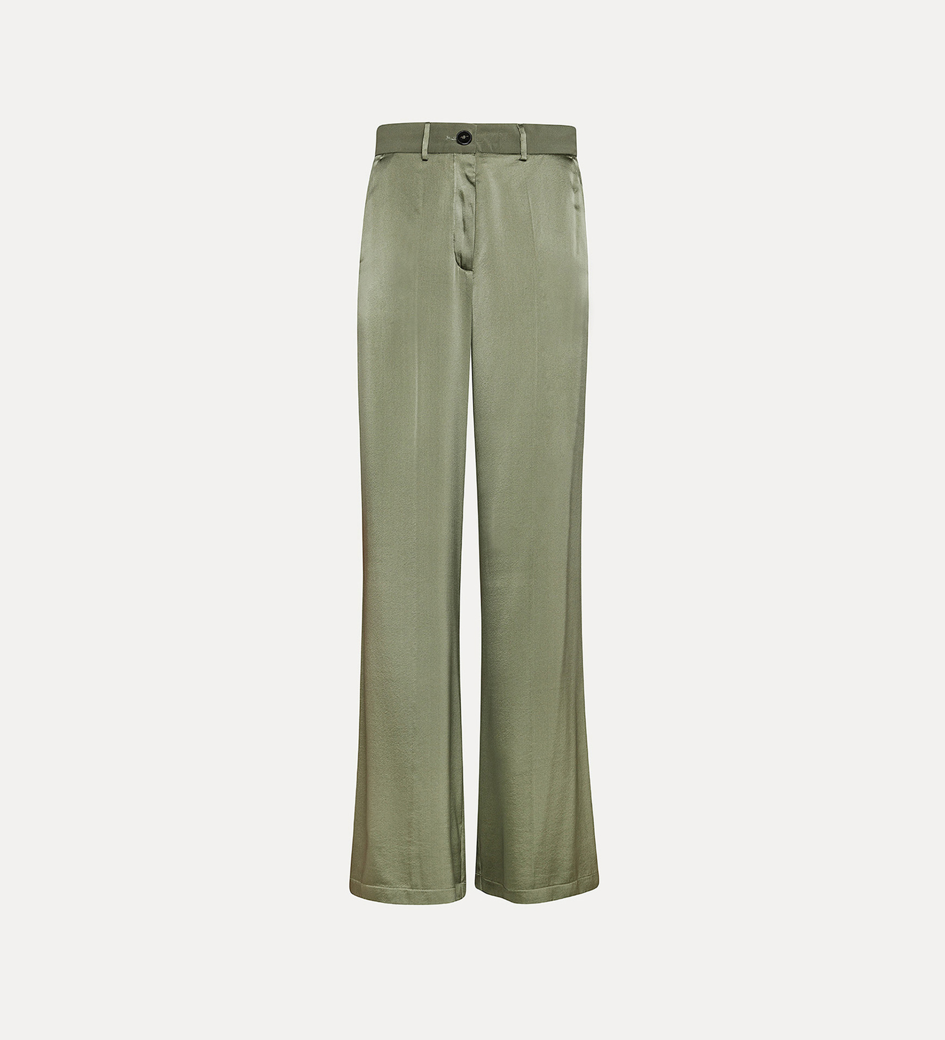 tailored trousers in stretch silk satin | forte_forte