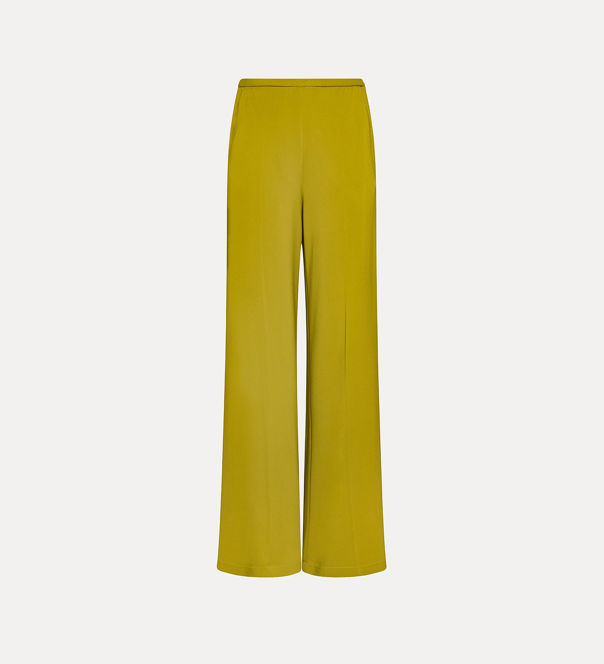 high–waist trousers in stretch crêpe cady | forte_forte