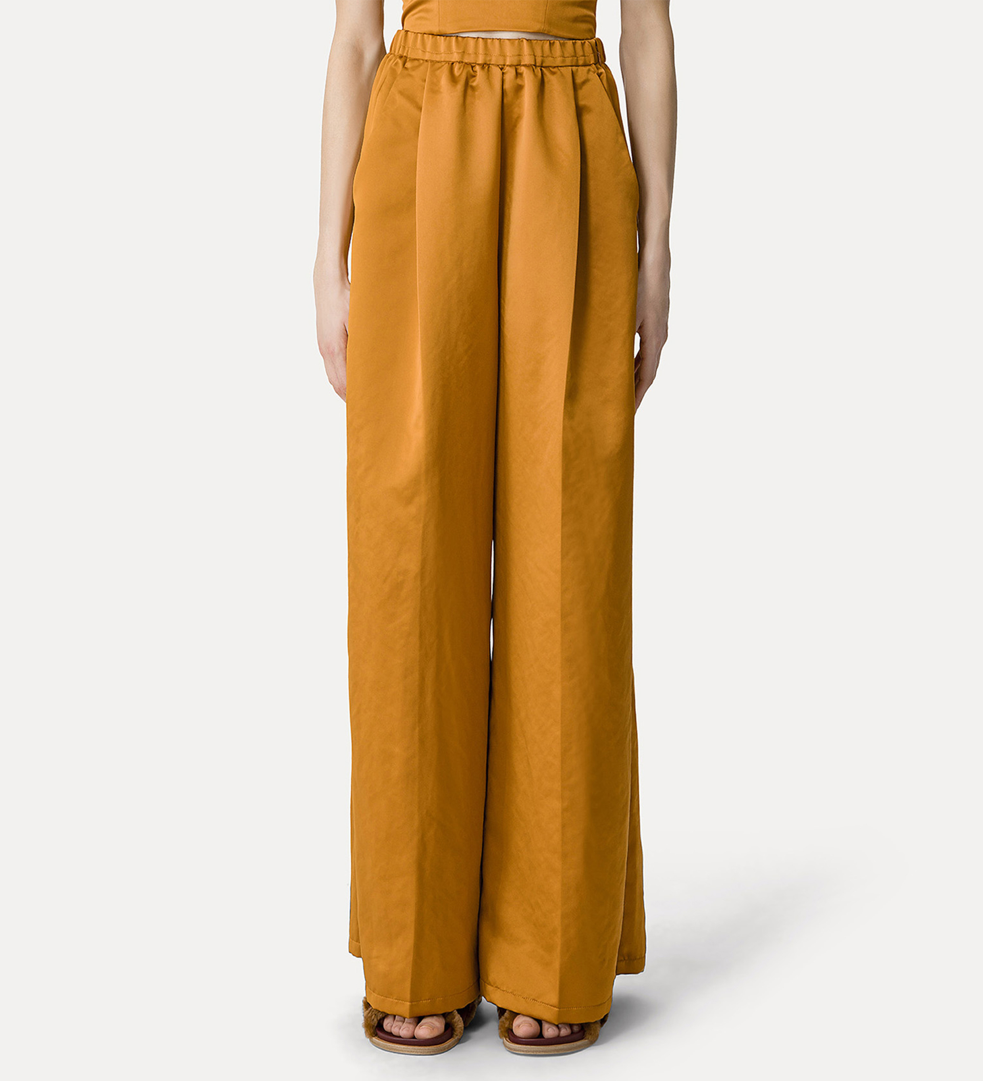 palazzo pants in contemporary duchesse | forte_forte
