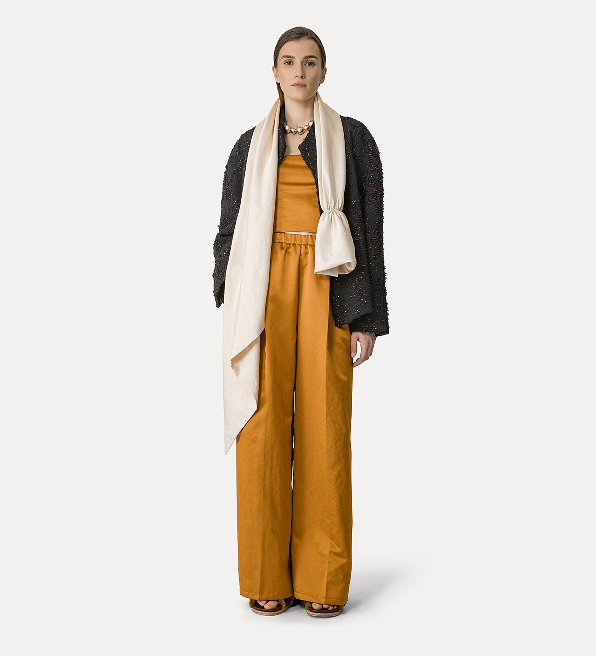 palazzo pants in contemporary duchesse | forte_forte