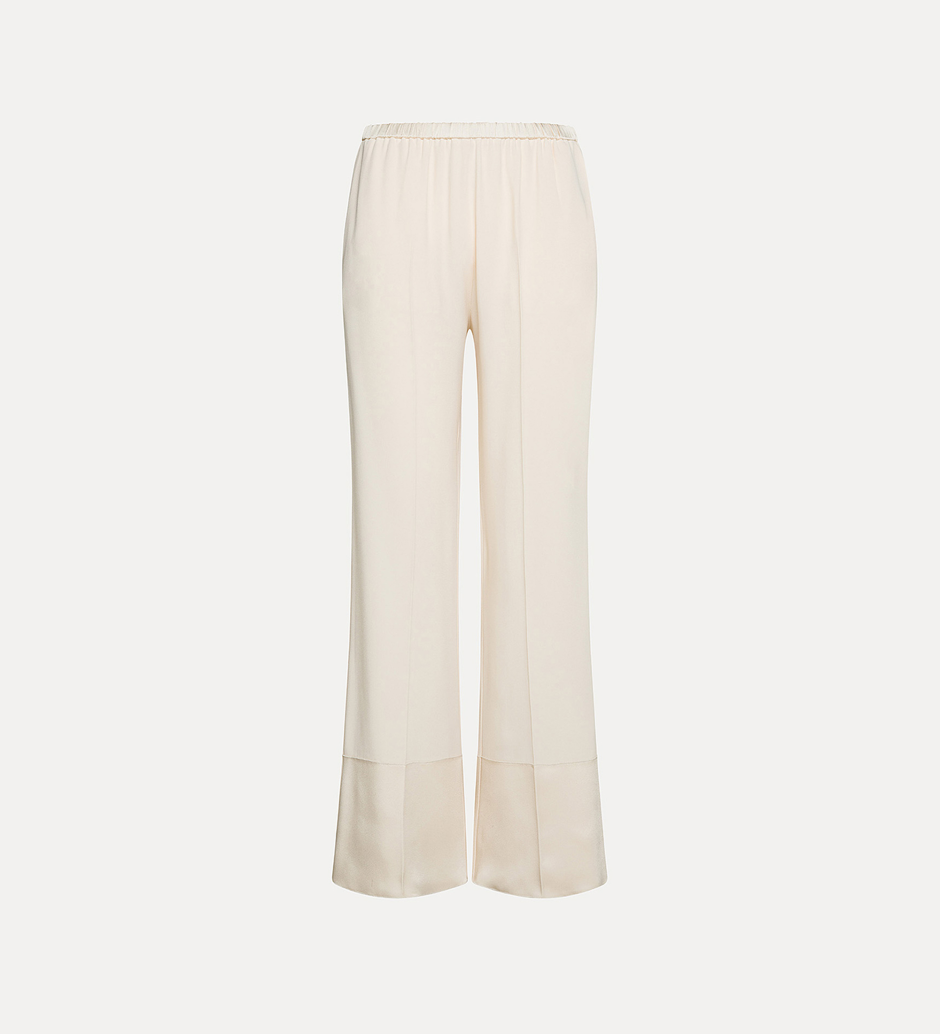 flared trousers in satin envers | forte_forte