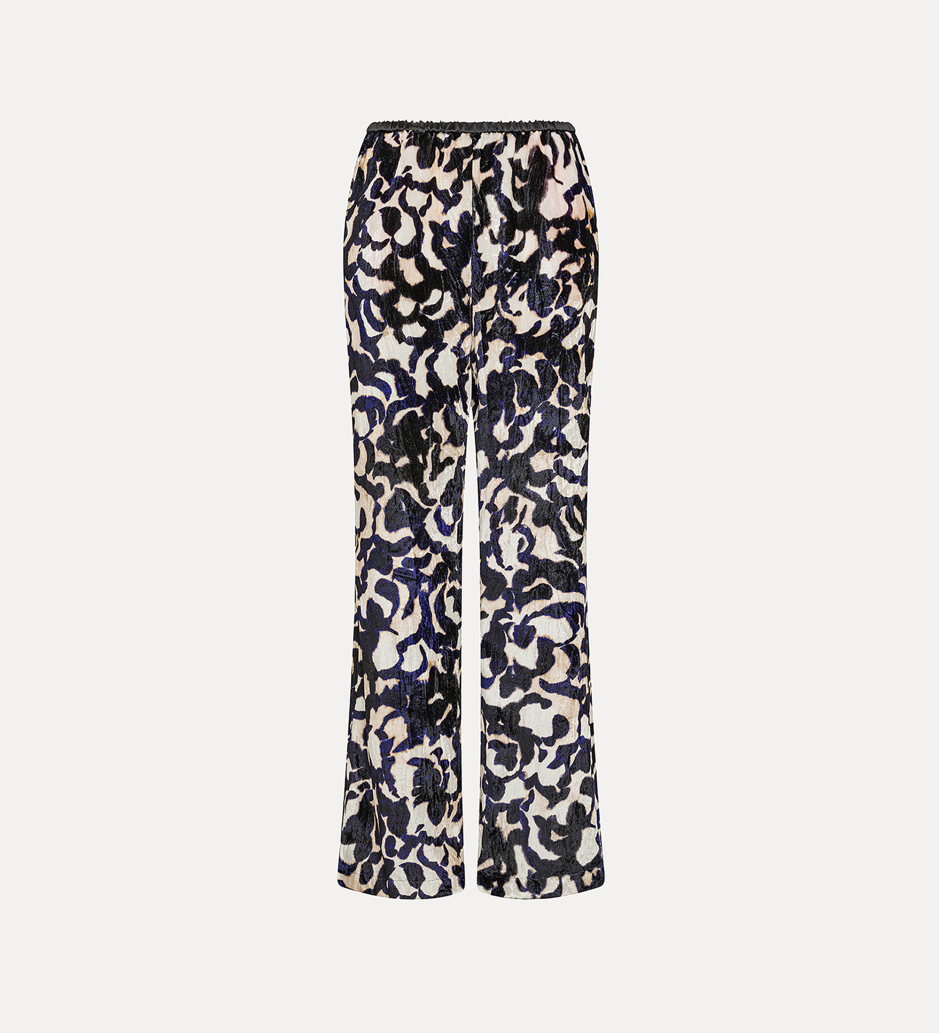 pantalone flared in velluto "rose alchemy" | forte_forte