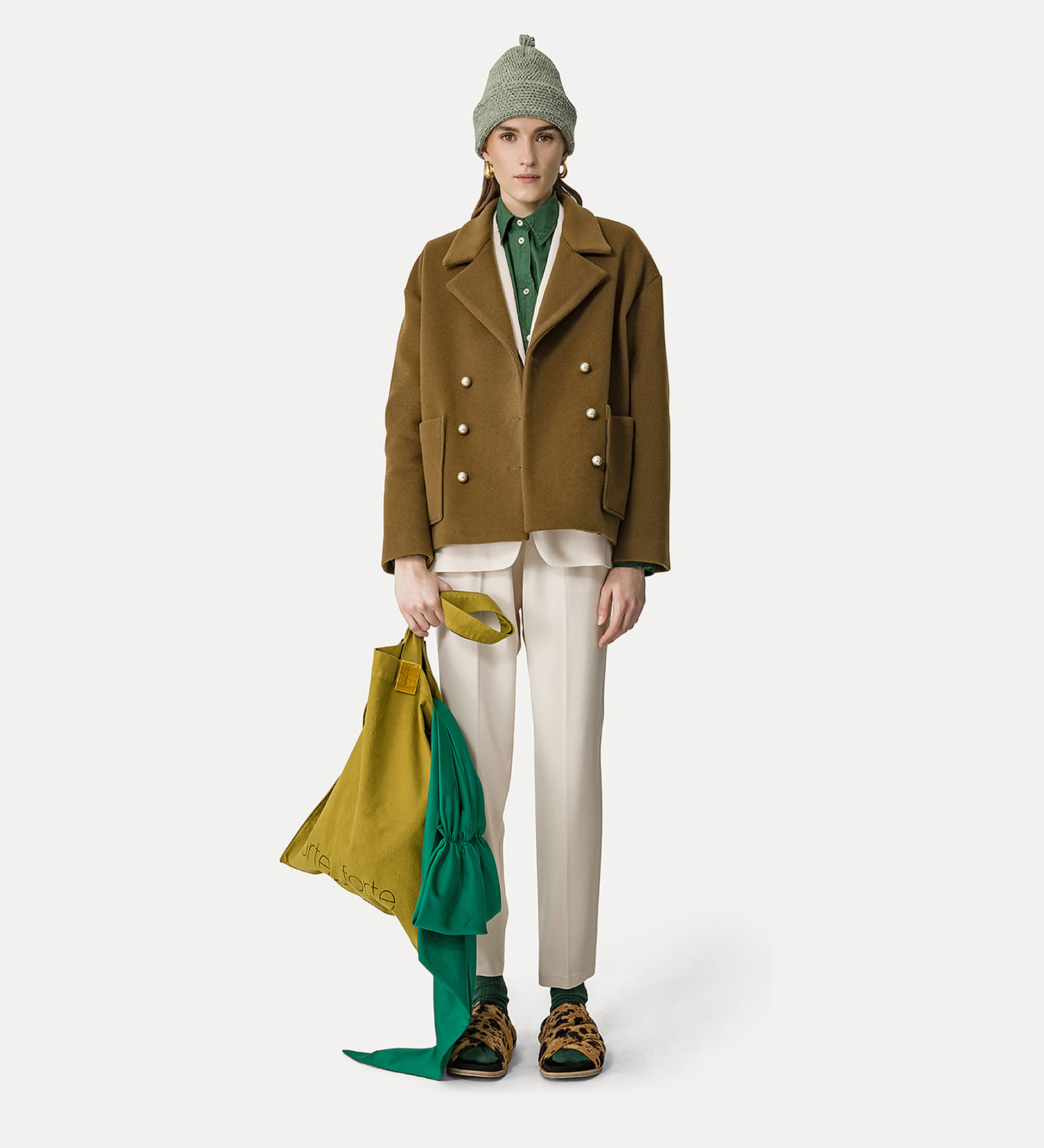 scarf in contemporary duchesse | forte_forte
