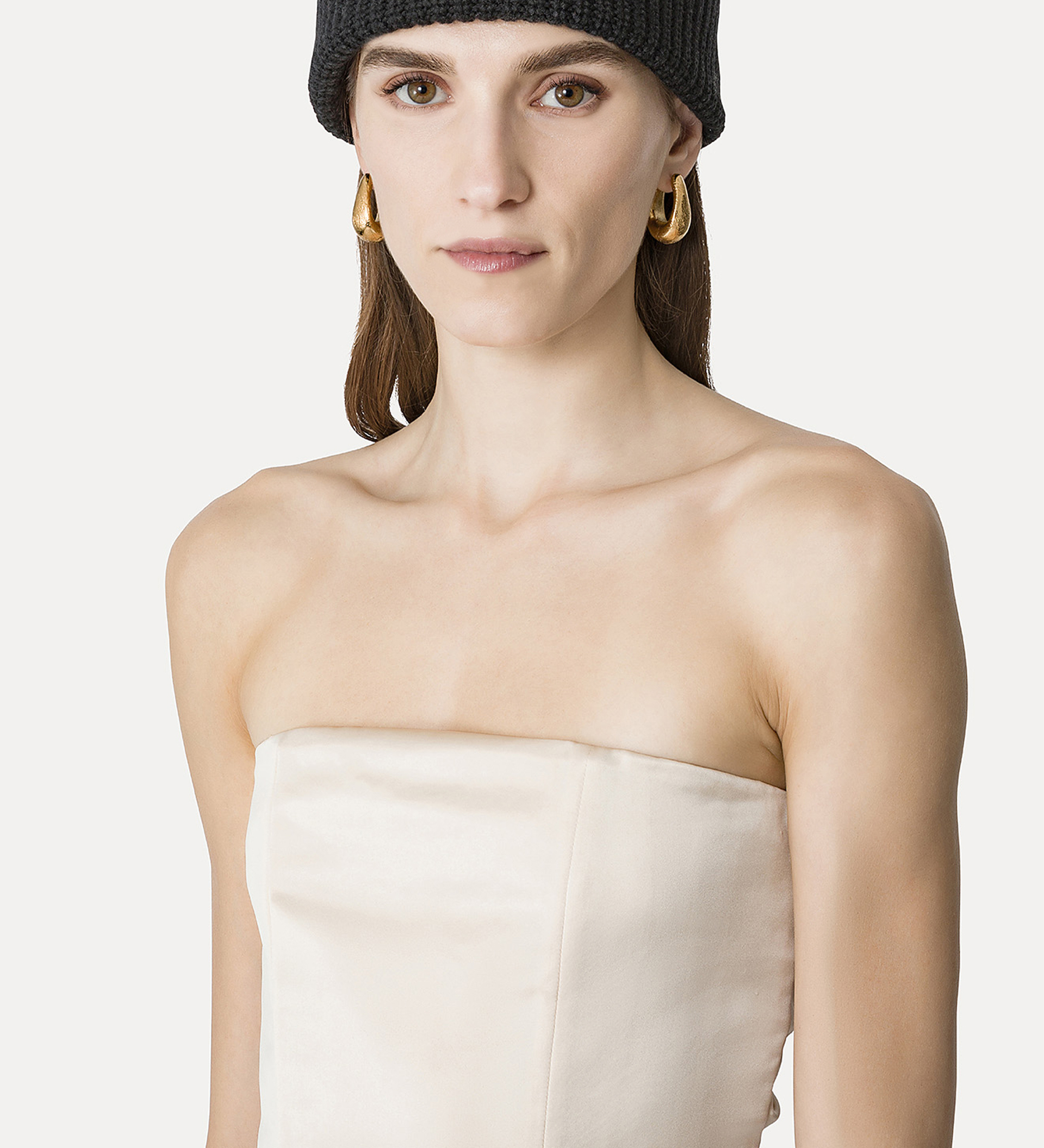 bustier con fusciacca in contemporary duchesse | forte_forte