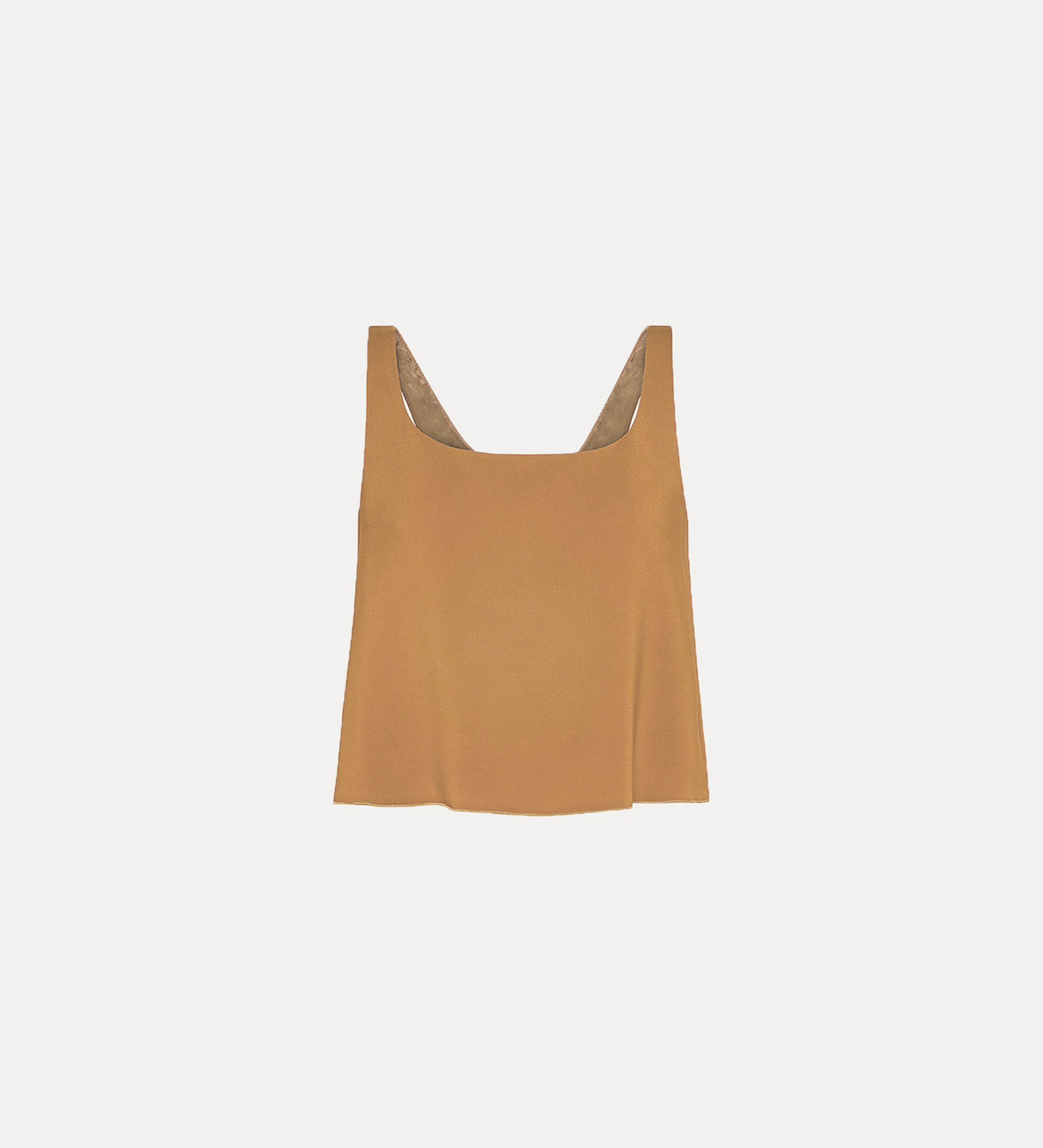 trapeze top in stretch crêpe cady | forte_forte