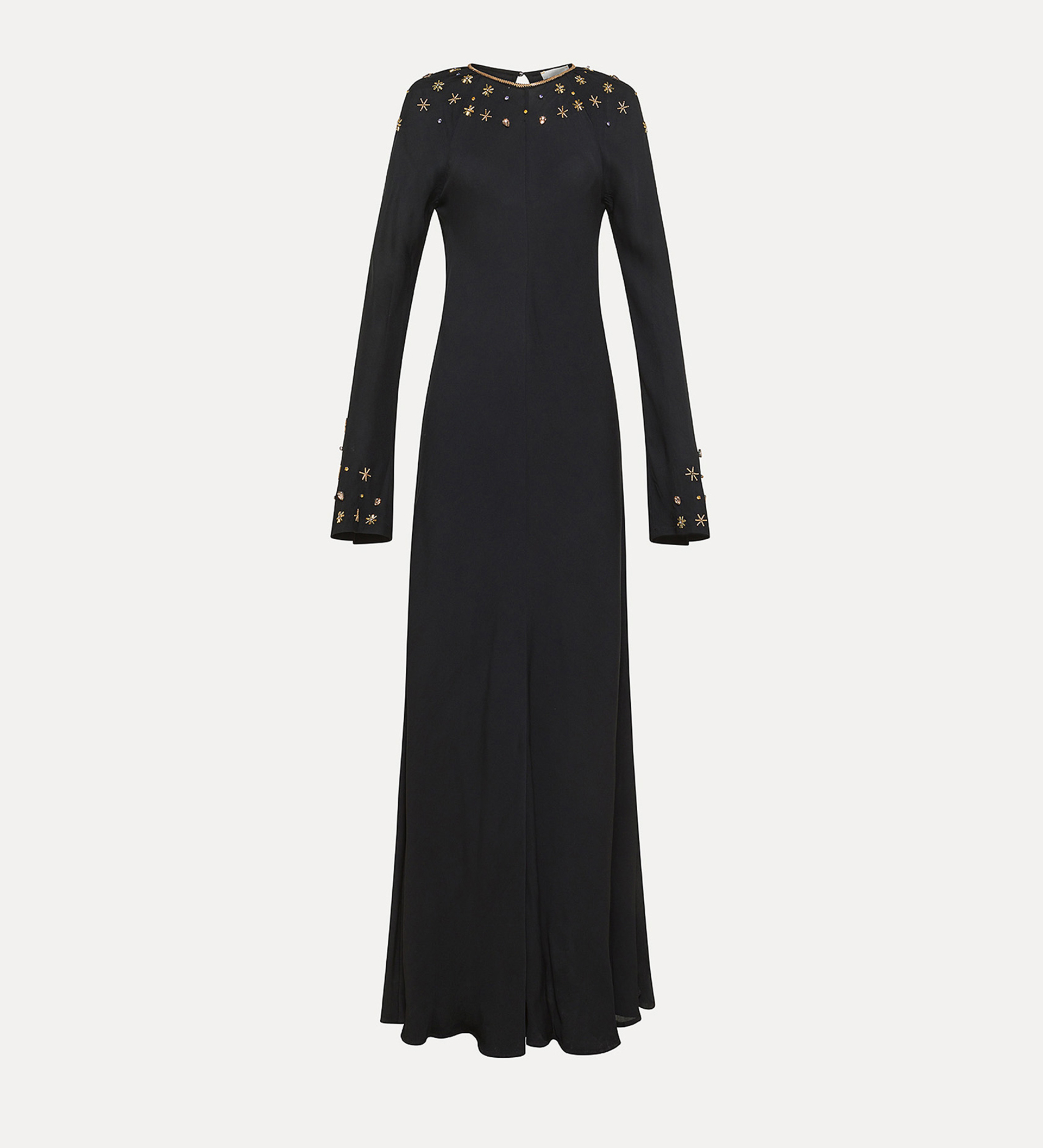 abito in georgette di viscosa “the stars of bali” | forte_forte