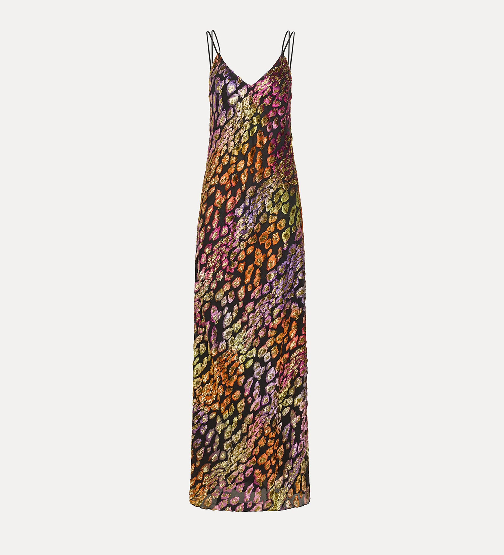 “l'incanto di bali” slip dress in fil coupé | forte_forte