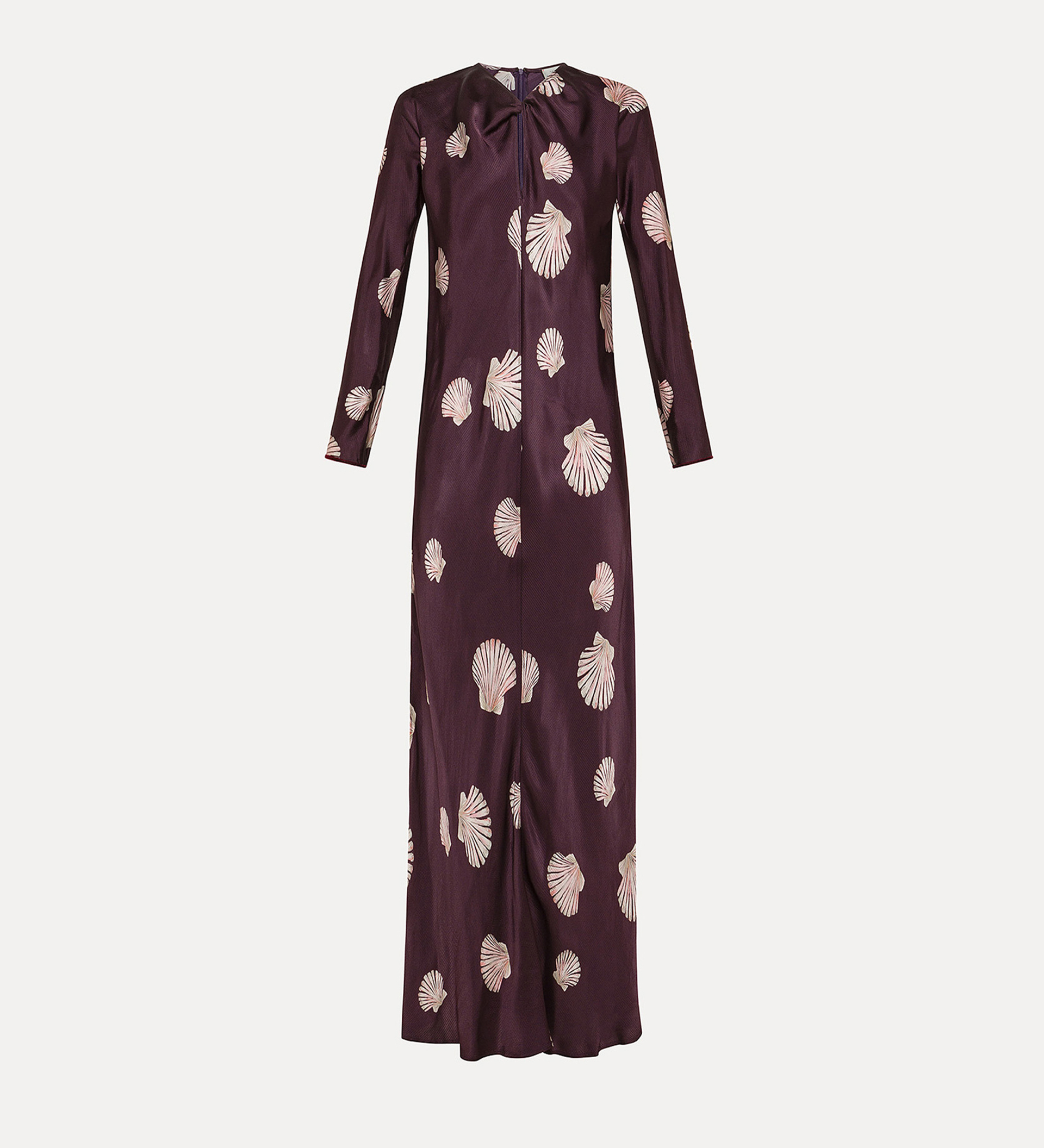 “mother of pearl” dress in satin | forte_forte