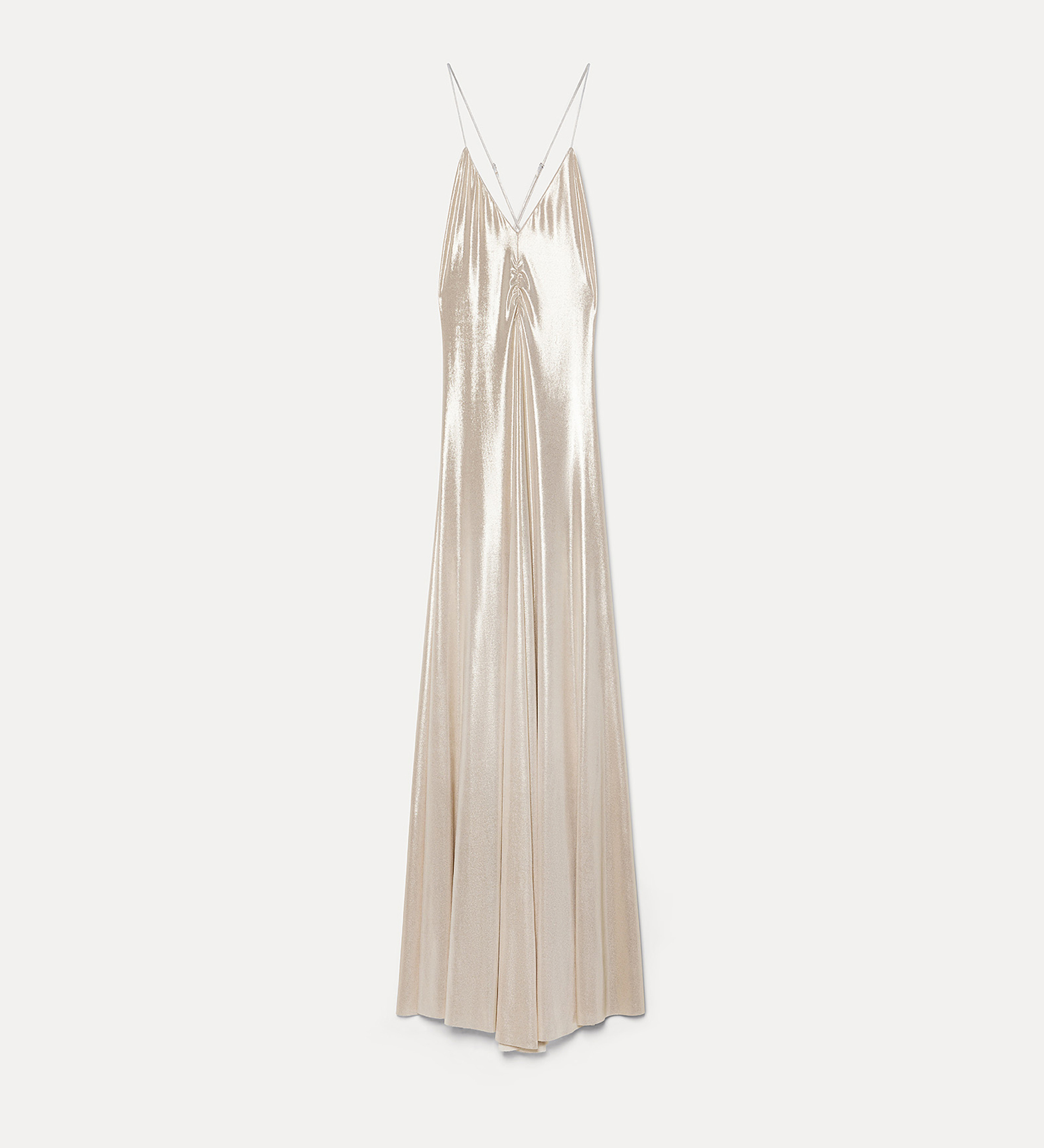 chic dress in laminated jersey | forte_forte