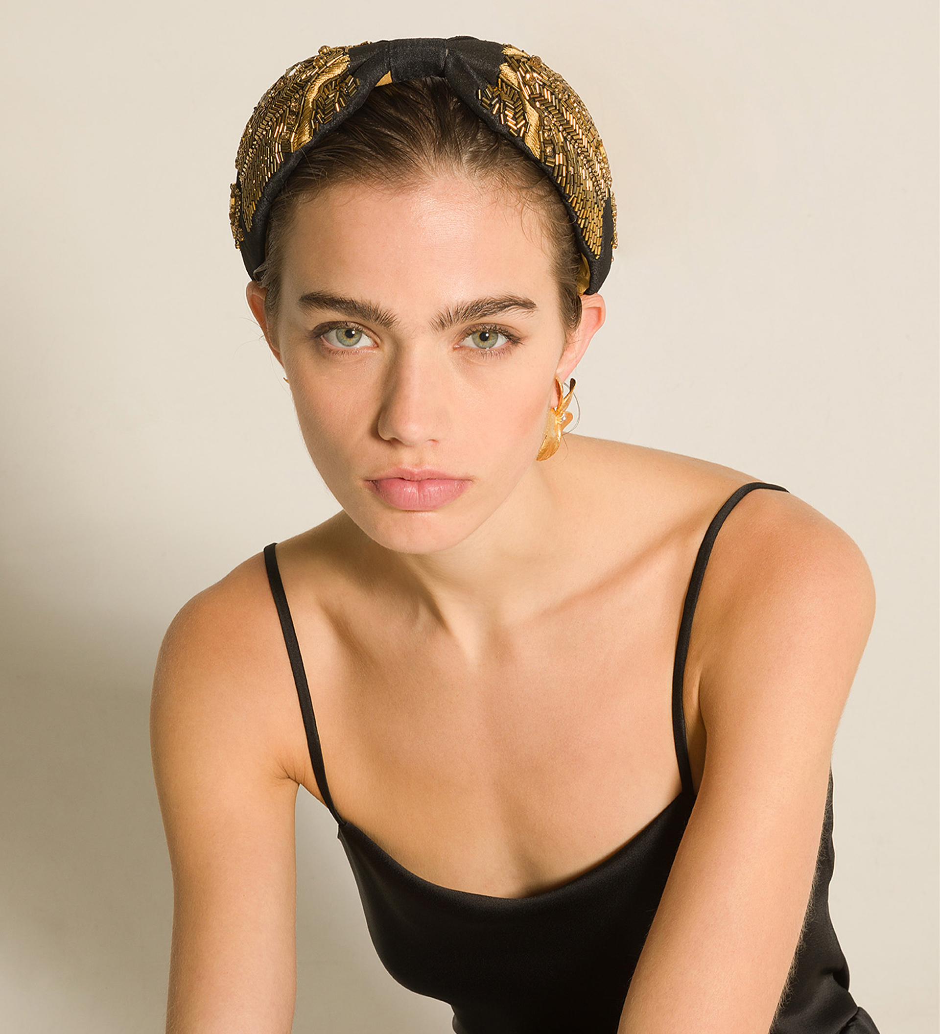 serre-tête orné de strass | forte_forte