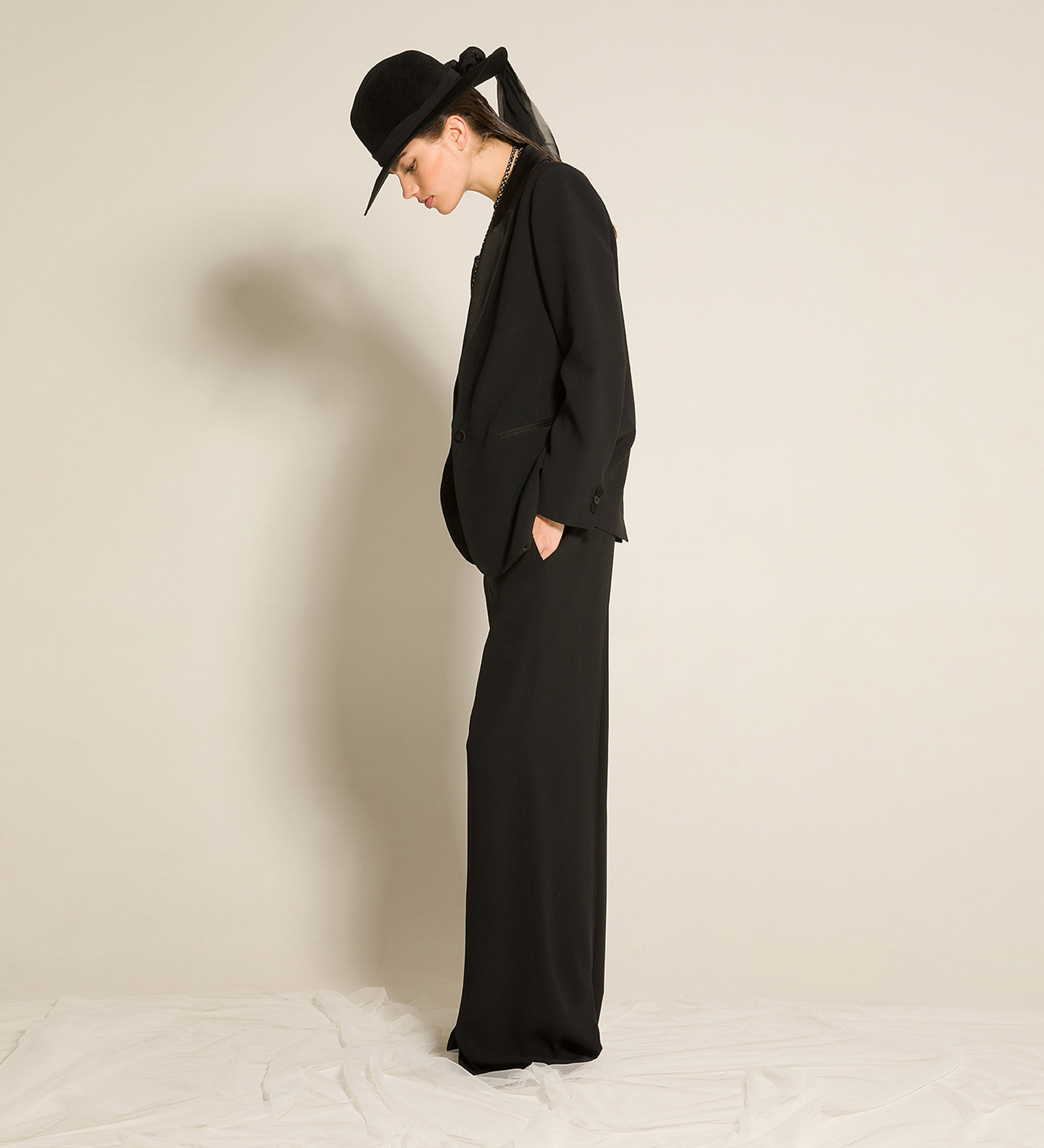 pantalon gaucho en velours | forte_forte