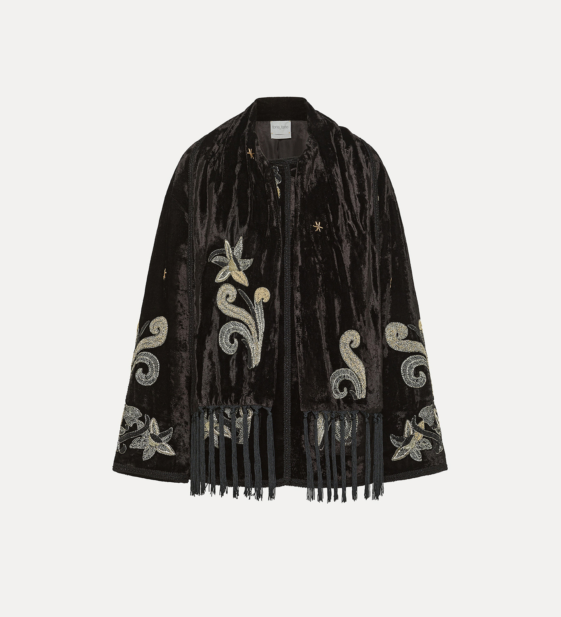 “frangipane gardens” velvet jacket | forte_forte