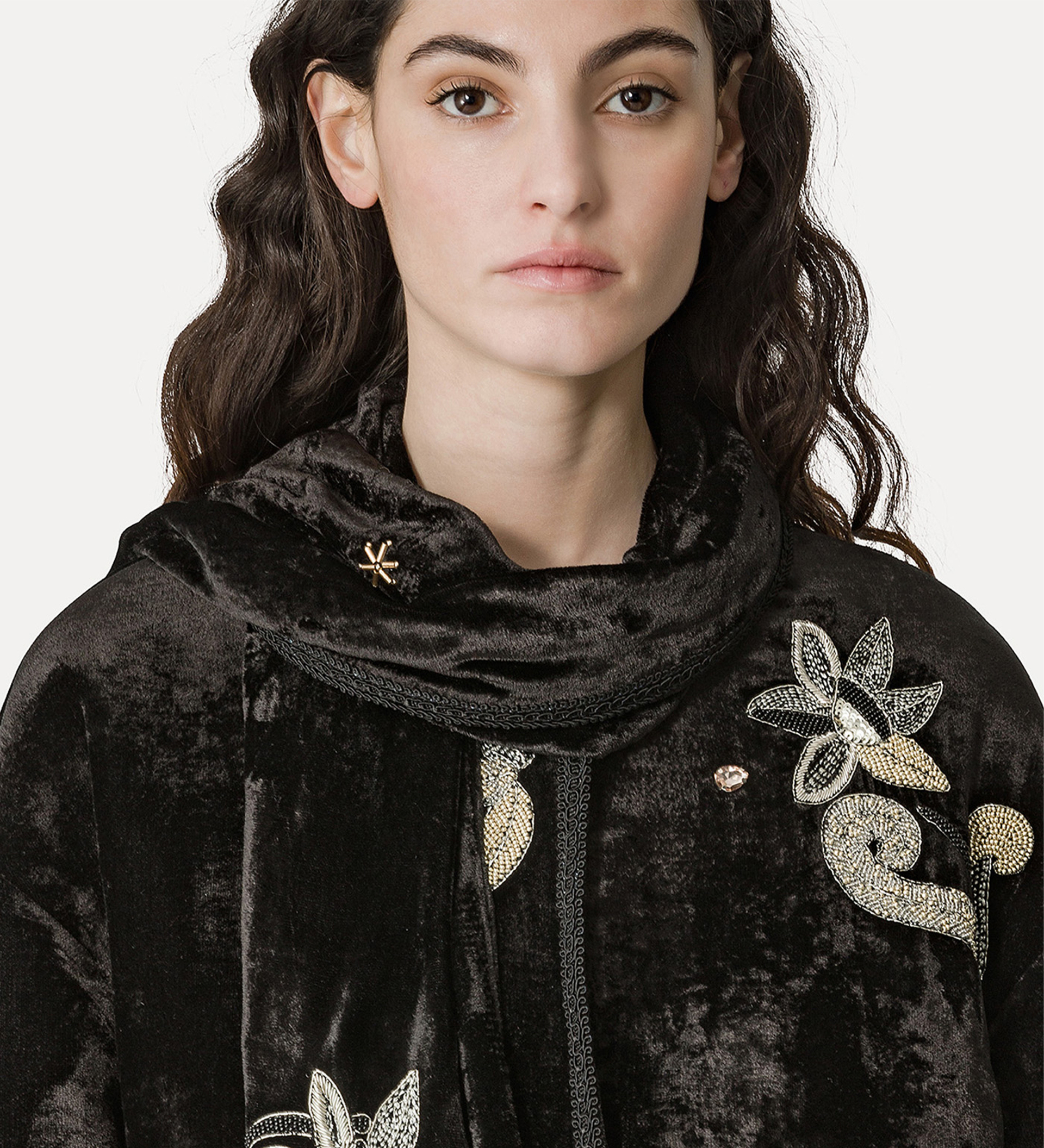 “frangipane gardens” velvet jacket | forte_forte