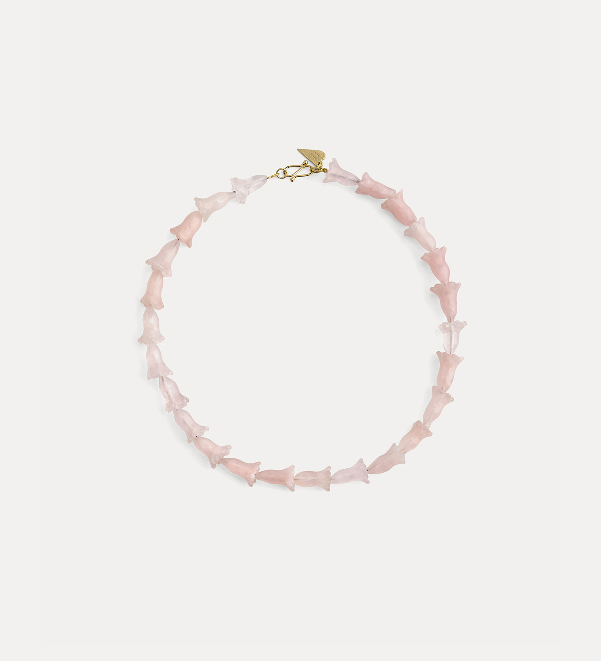 necklace with gemstone flowers | forte_forte