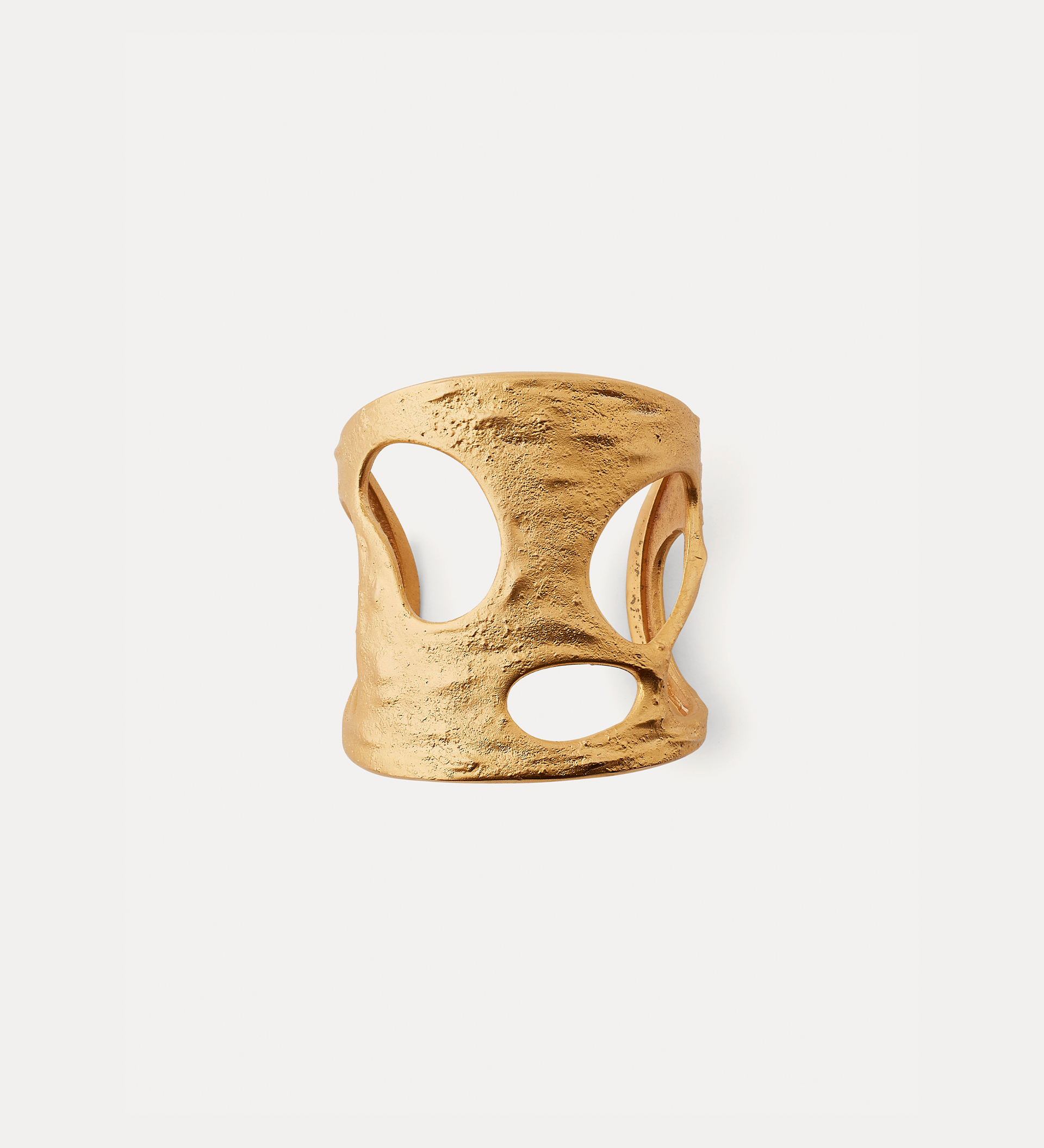 bracelet sculpture plaquées or 18 ct | forte_forte