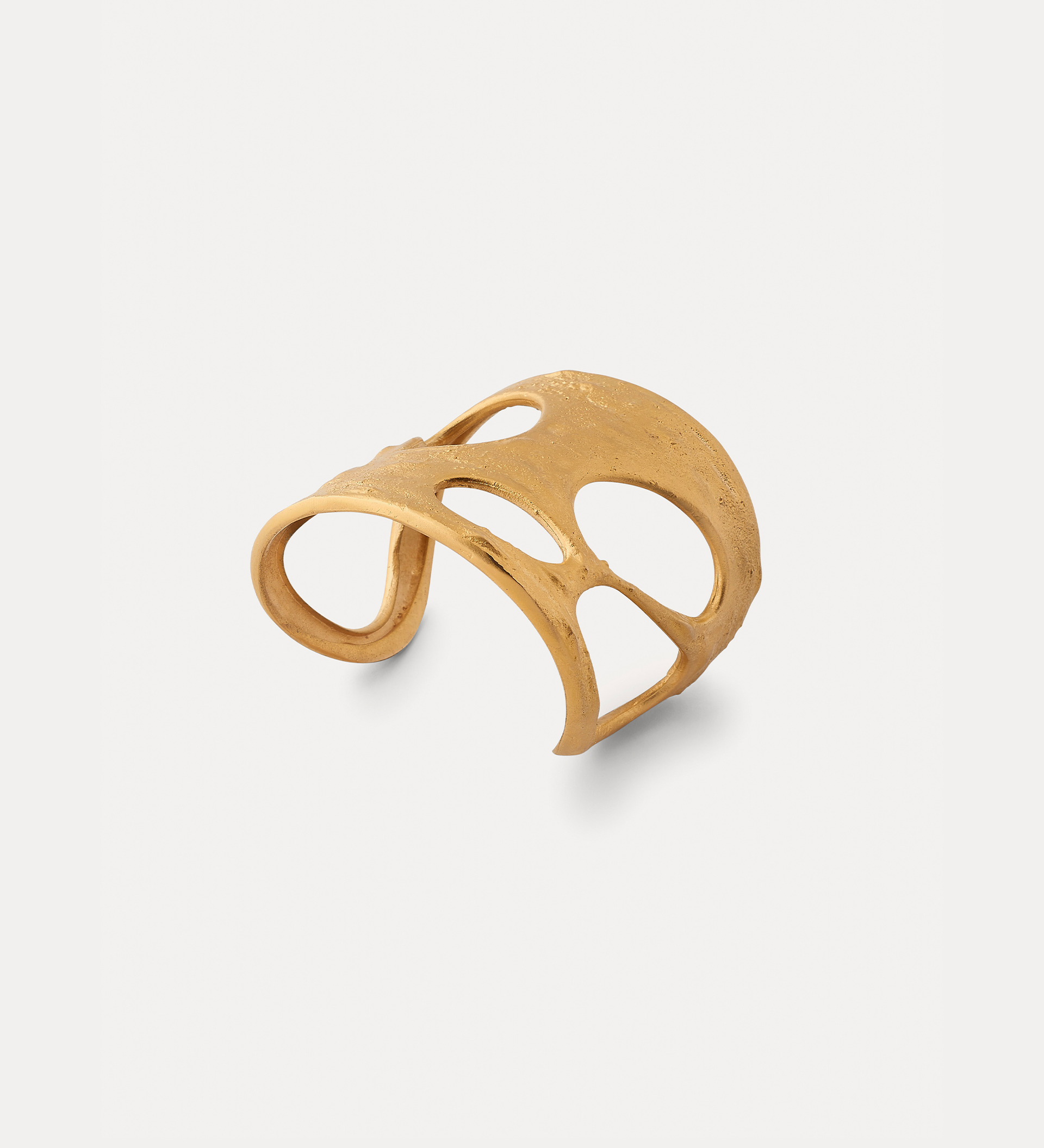 bracelet sculpture plaquées or 18 ct | forte_forte