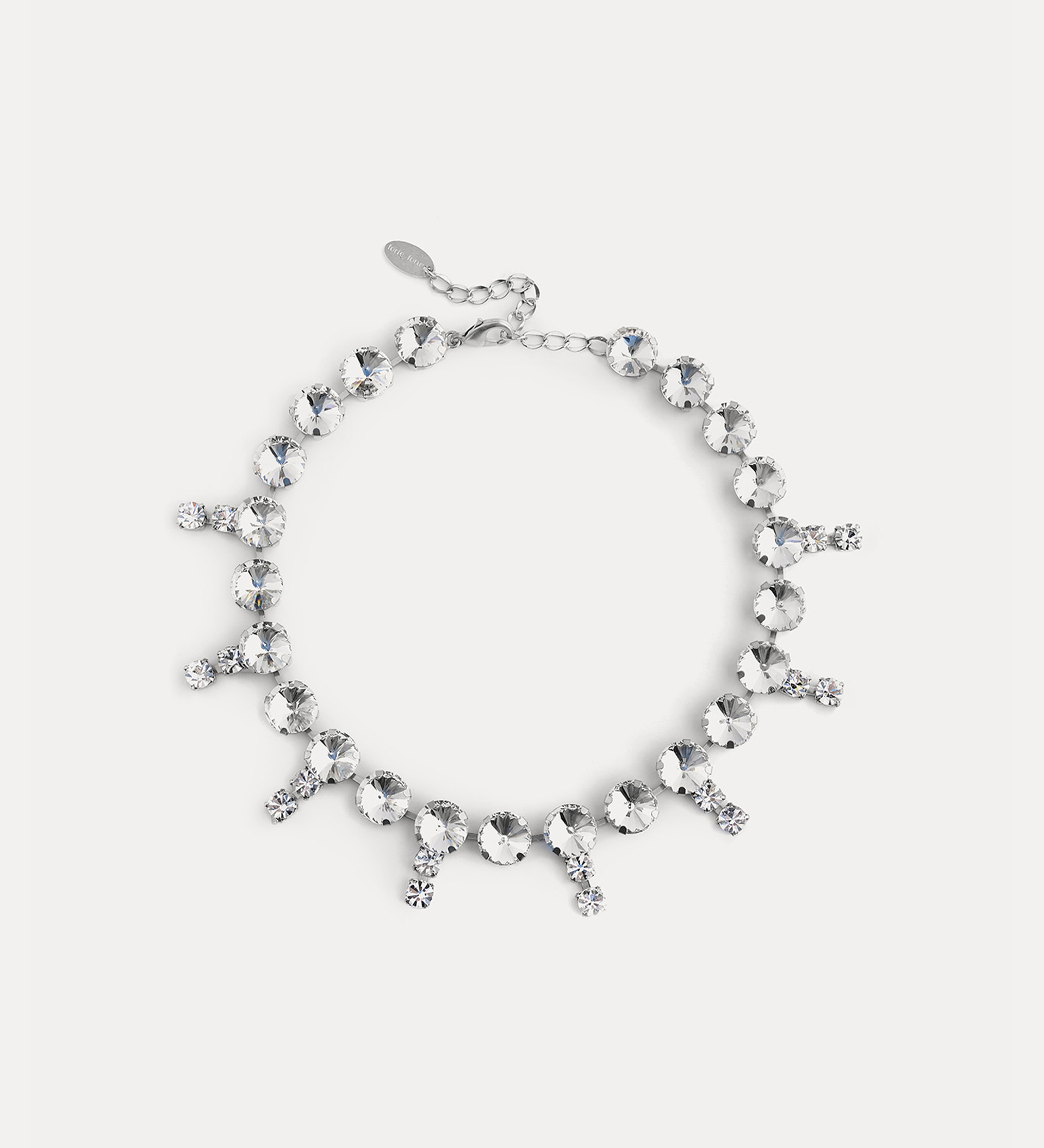 collana con cristalli | forte_forte