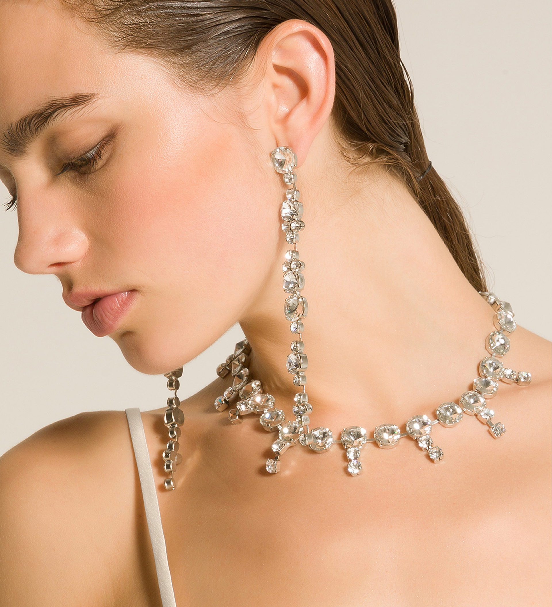 collana con cristalli | forte_forte