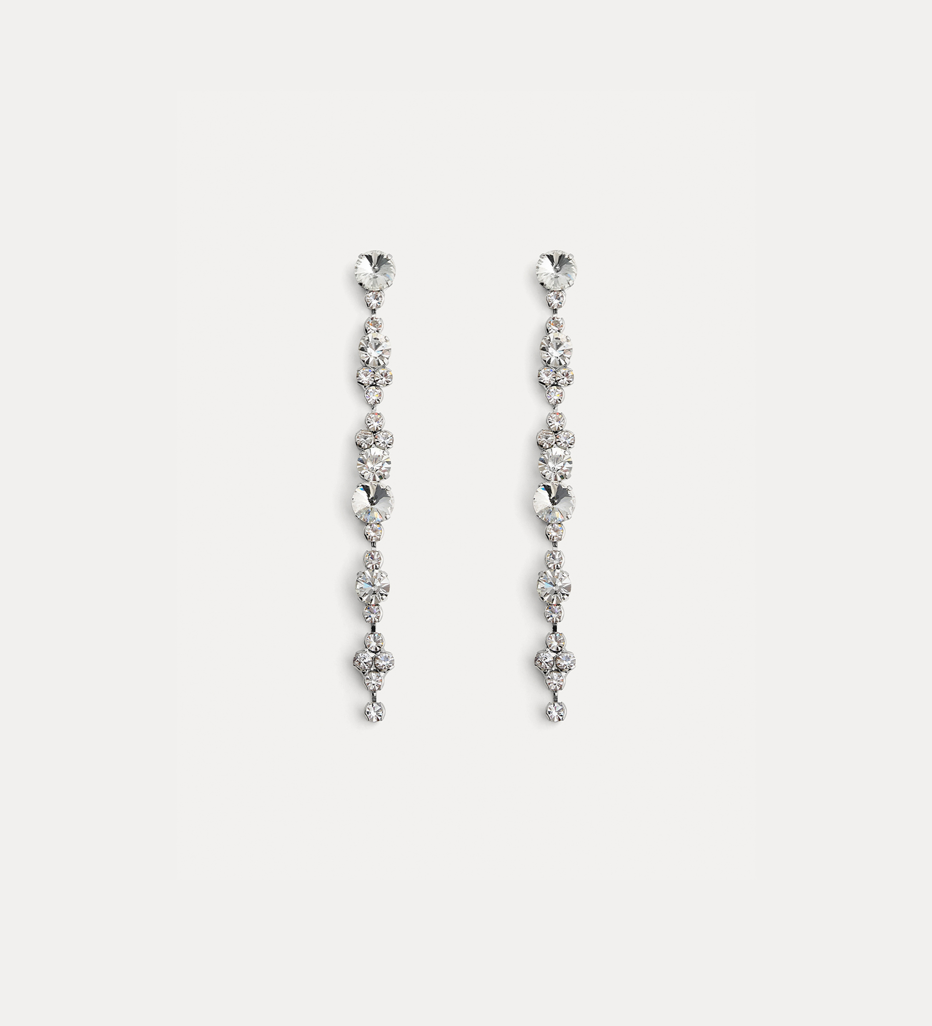 orecchini pendente con strass  | forte_forte