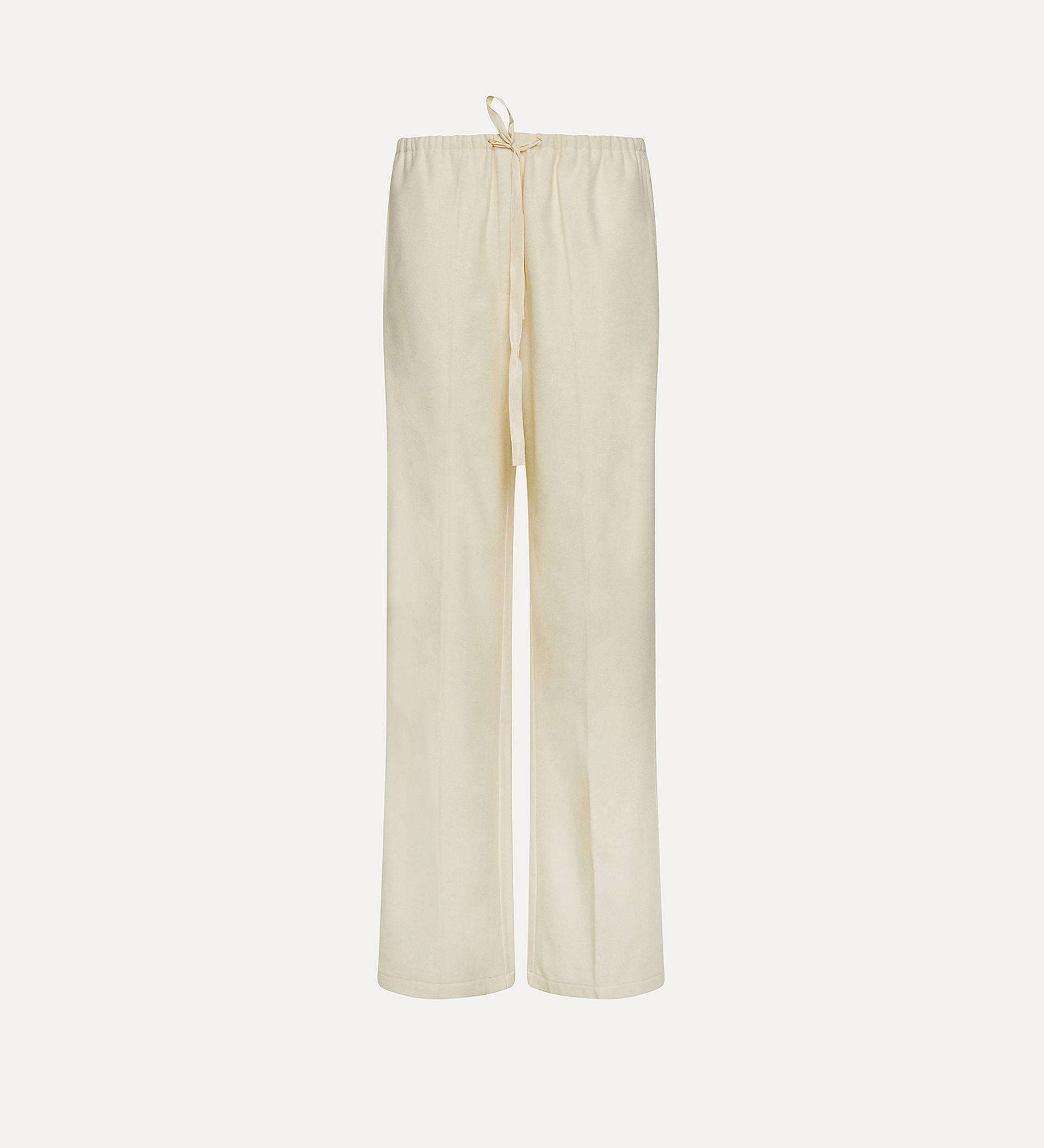 drawstring pants in wool cloth | forte_forte