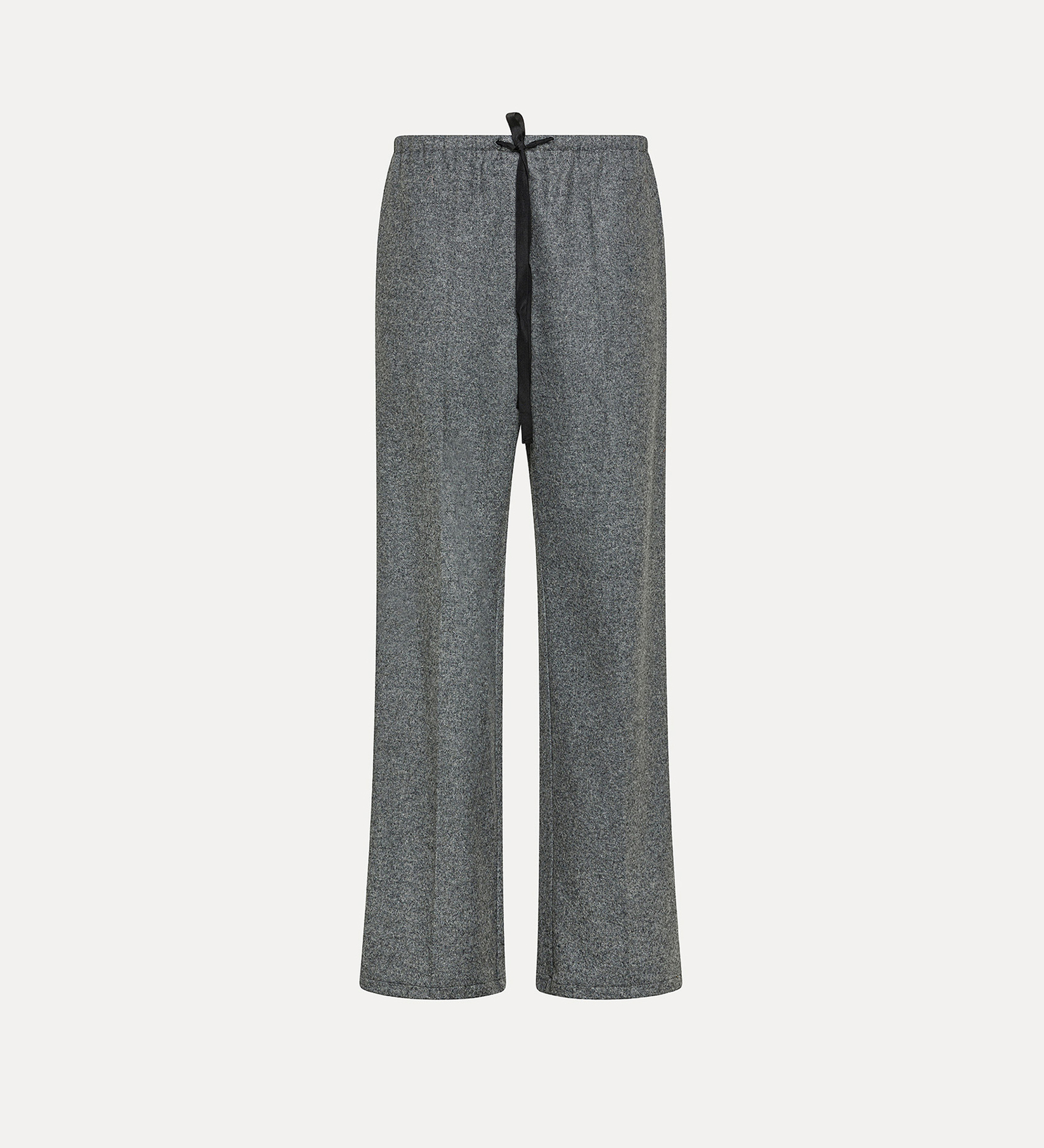 pantalon avec cordon en tissu de laine | forte_forte