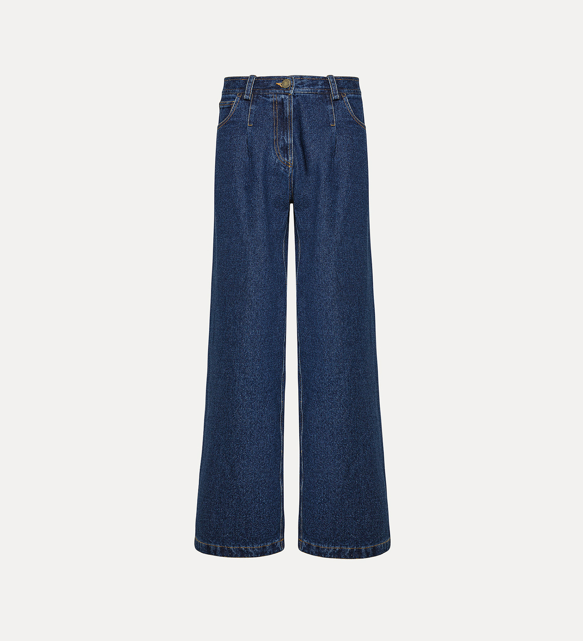 wide–leg denim trousers | forte_forte