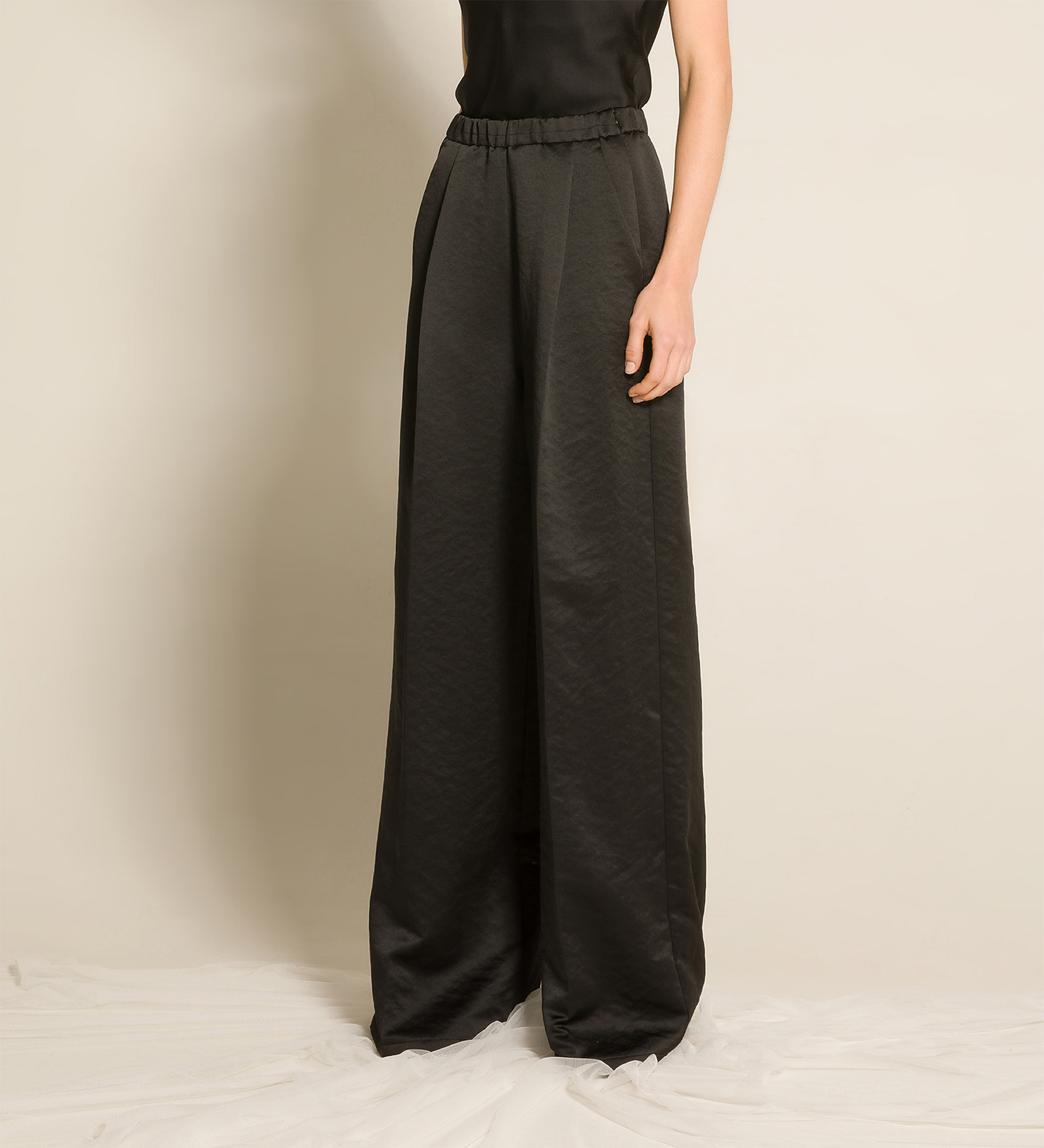 palazzo pants in contemporary duchesse | forte_forte