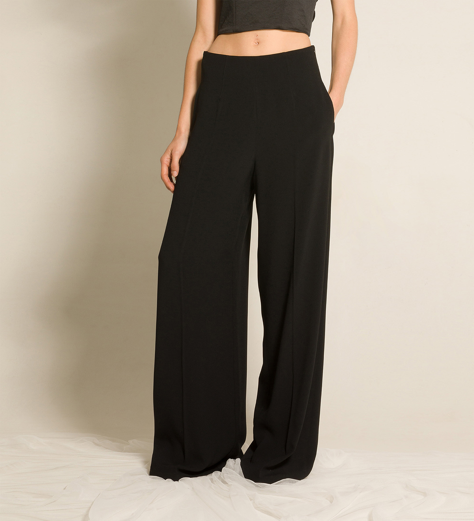 il pantalone smoking in enver satin | forte_forte