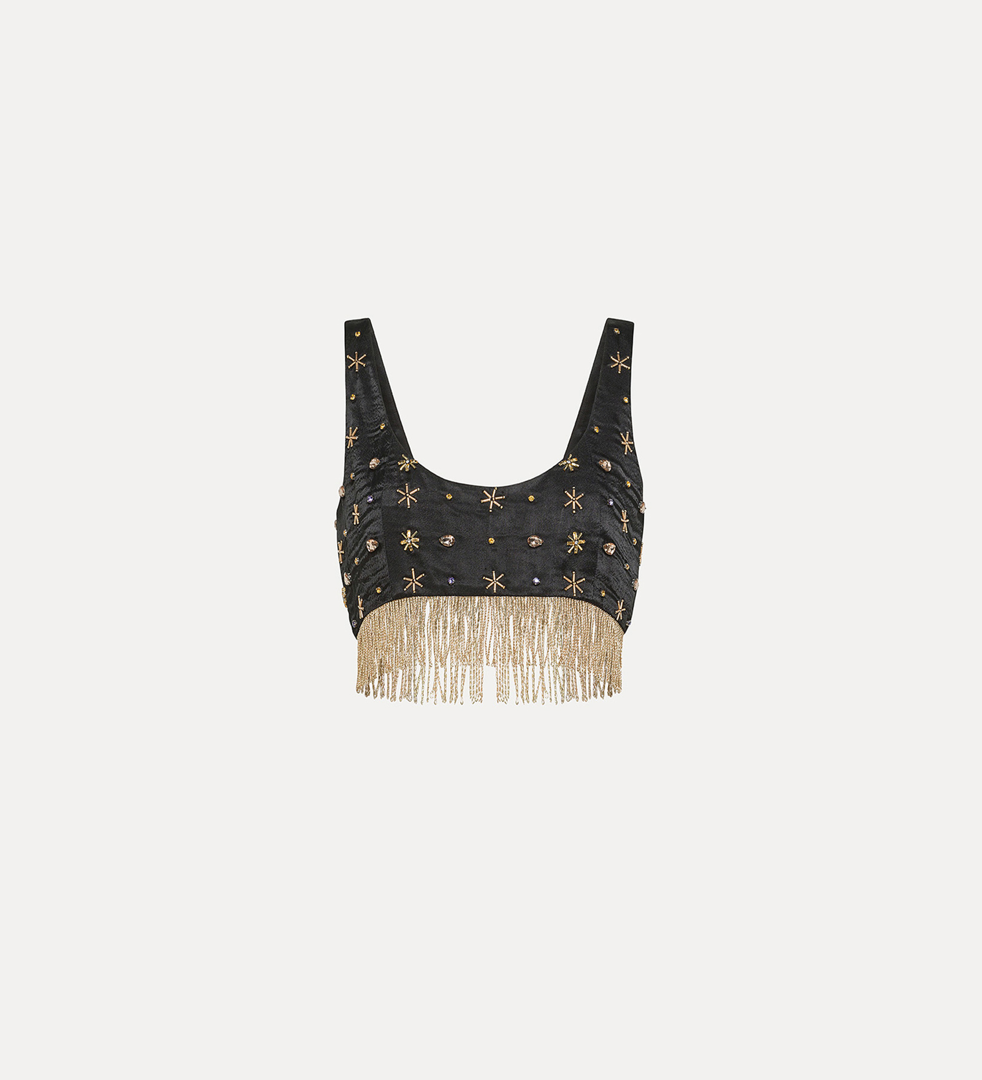 “the stars of bali” bralette in viscose satin | forte_forte
