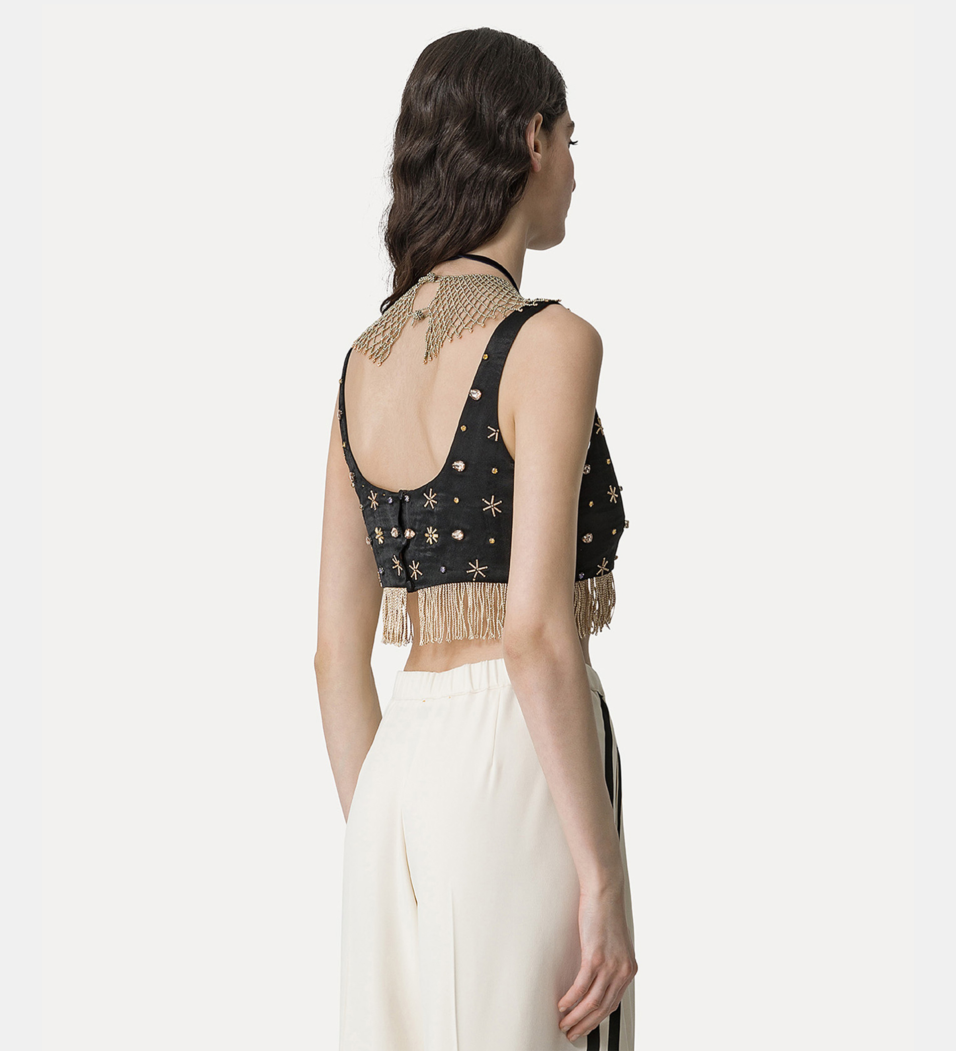 “the stars of bali” bralette in viscose satin | forte_forte