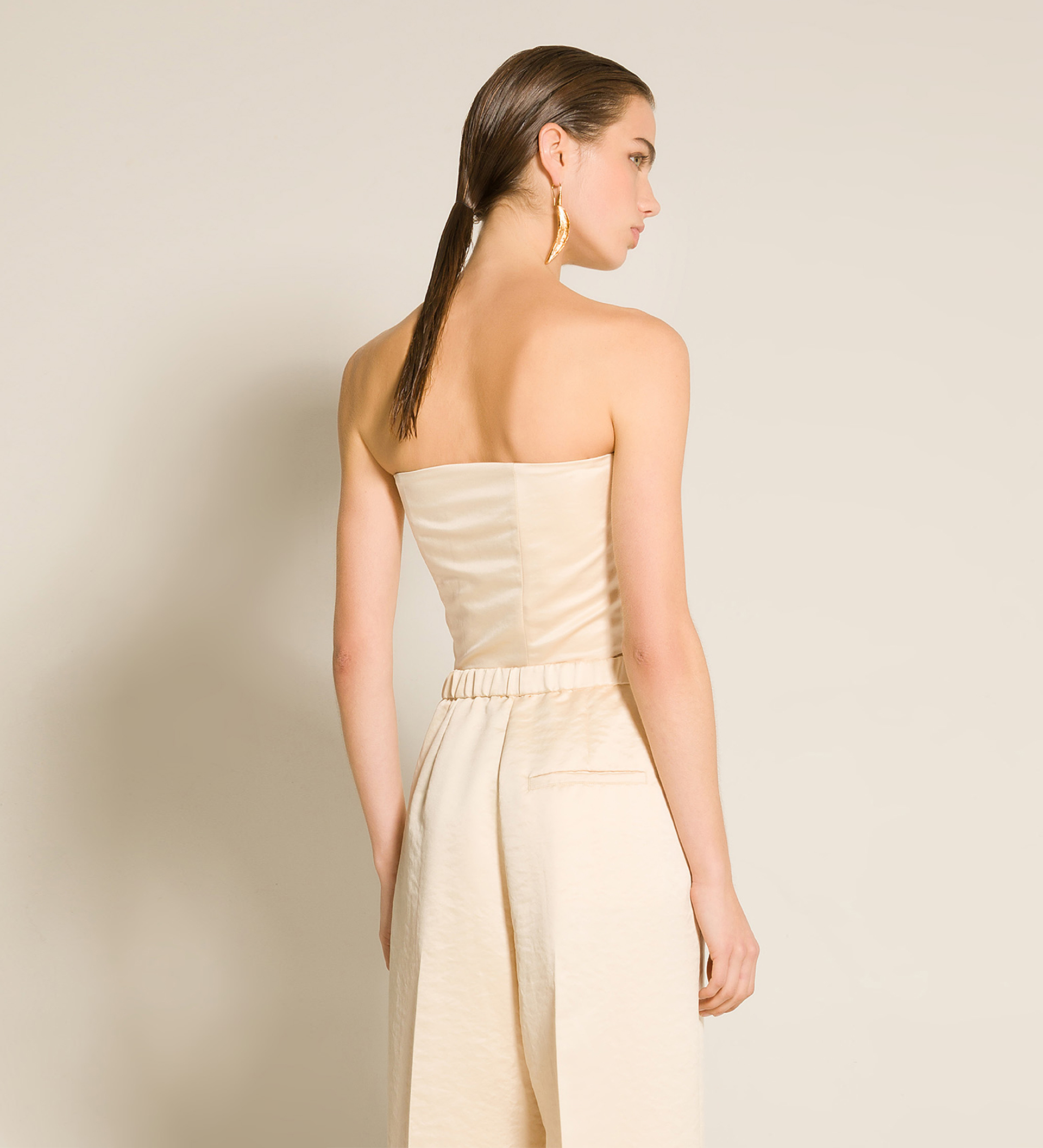 le bustier avec ceinture en duchesse contemporaine | forte_forte