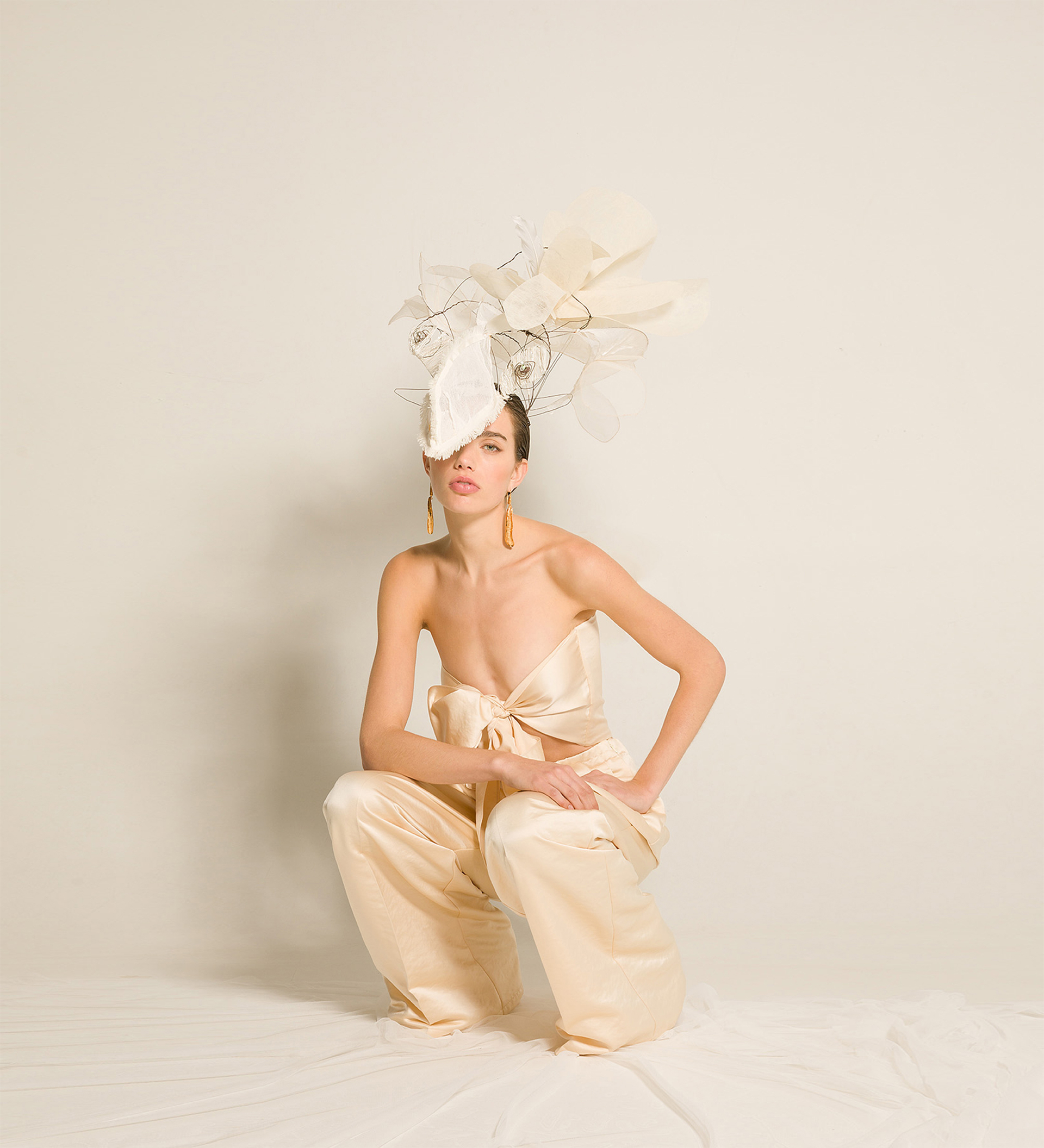 le bustier avec ceinture en duchesse contemporaine | forte_forte