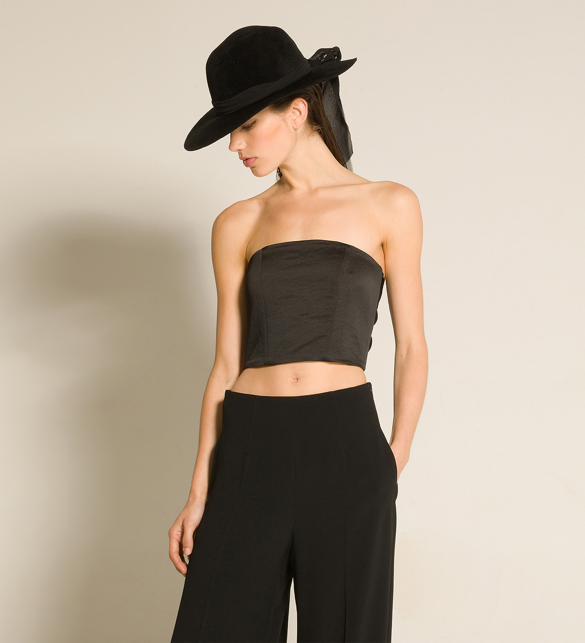 le bustier avec ceinture en duchesse contemporaine | forte_forte