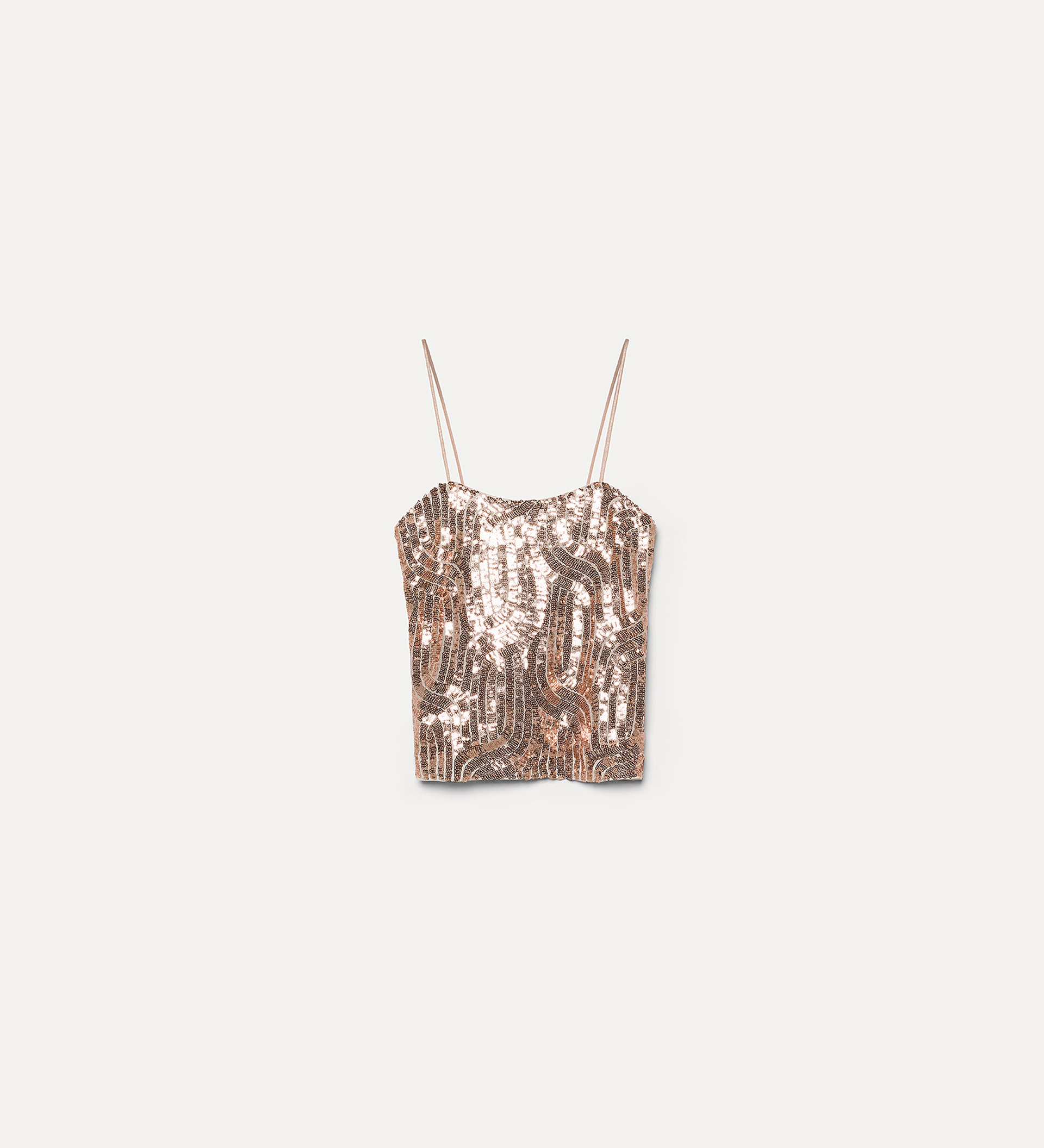 la bralette chic en micro–paillettes | forte_forte