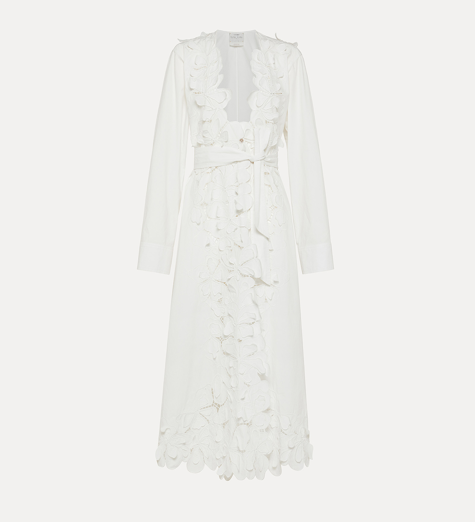 robe en popeline de coton | forte_forte