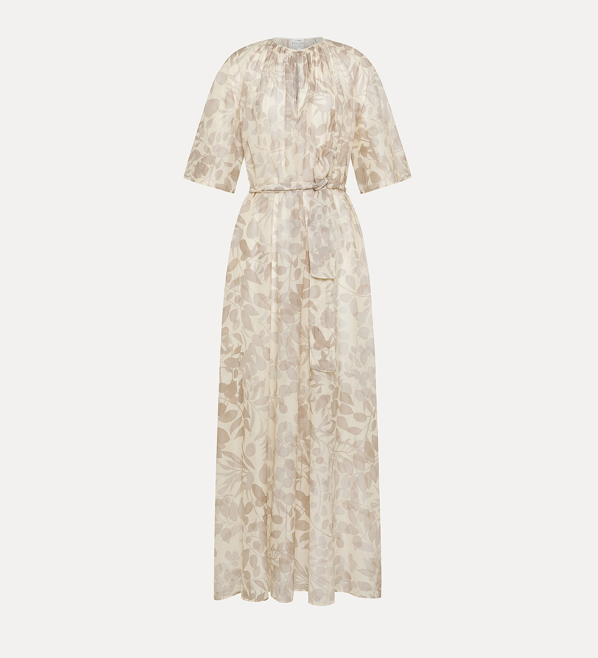 dress in printed voile | forte_forte