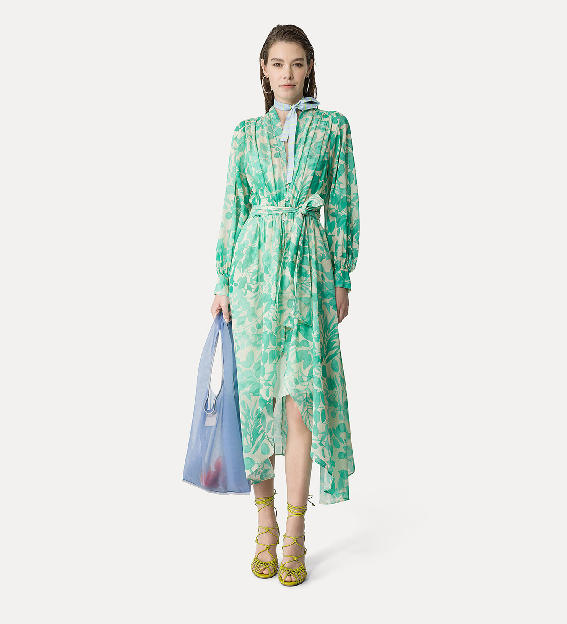 borsa in tulle azzurro | forte_forte