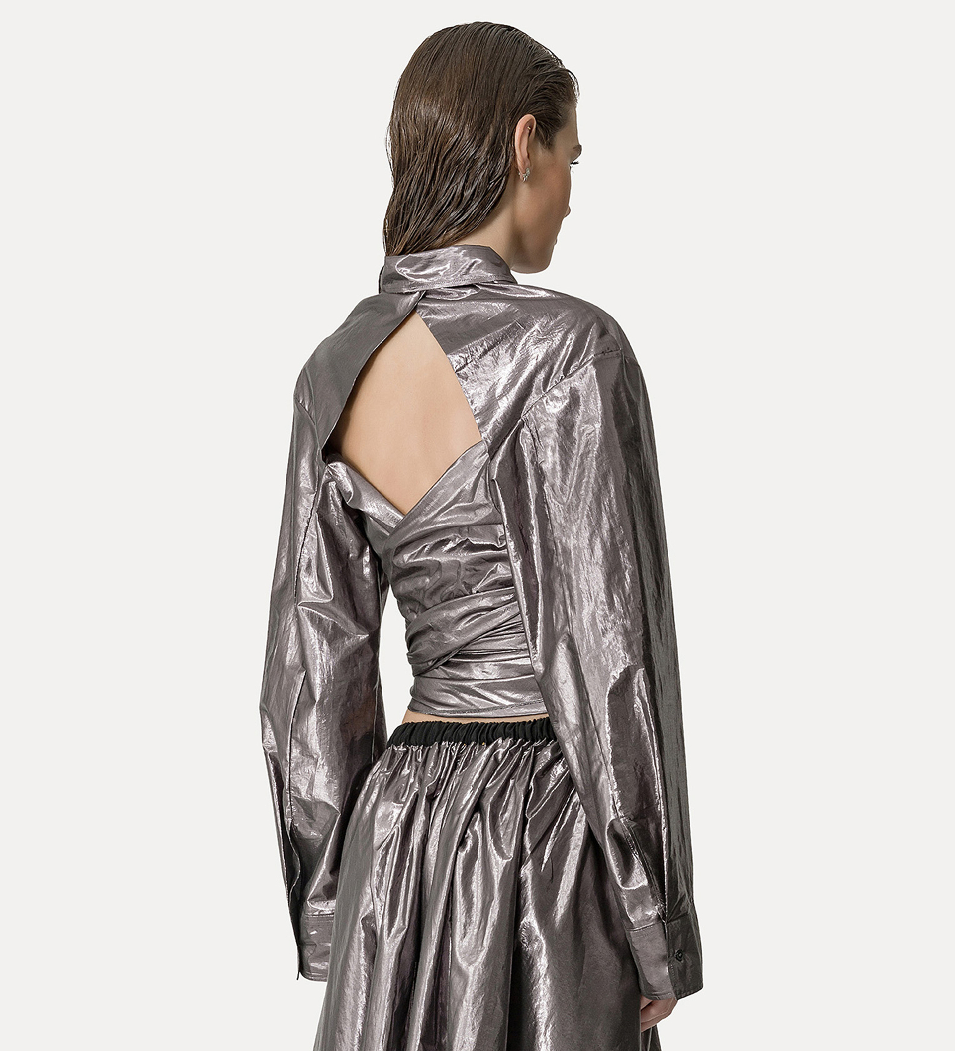shirt with sash | forte_forte