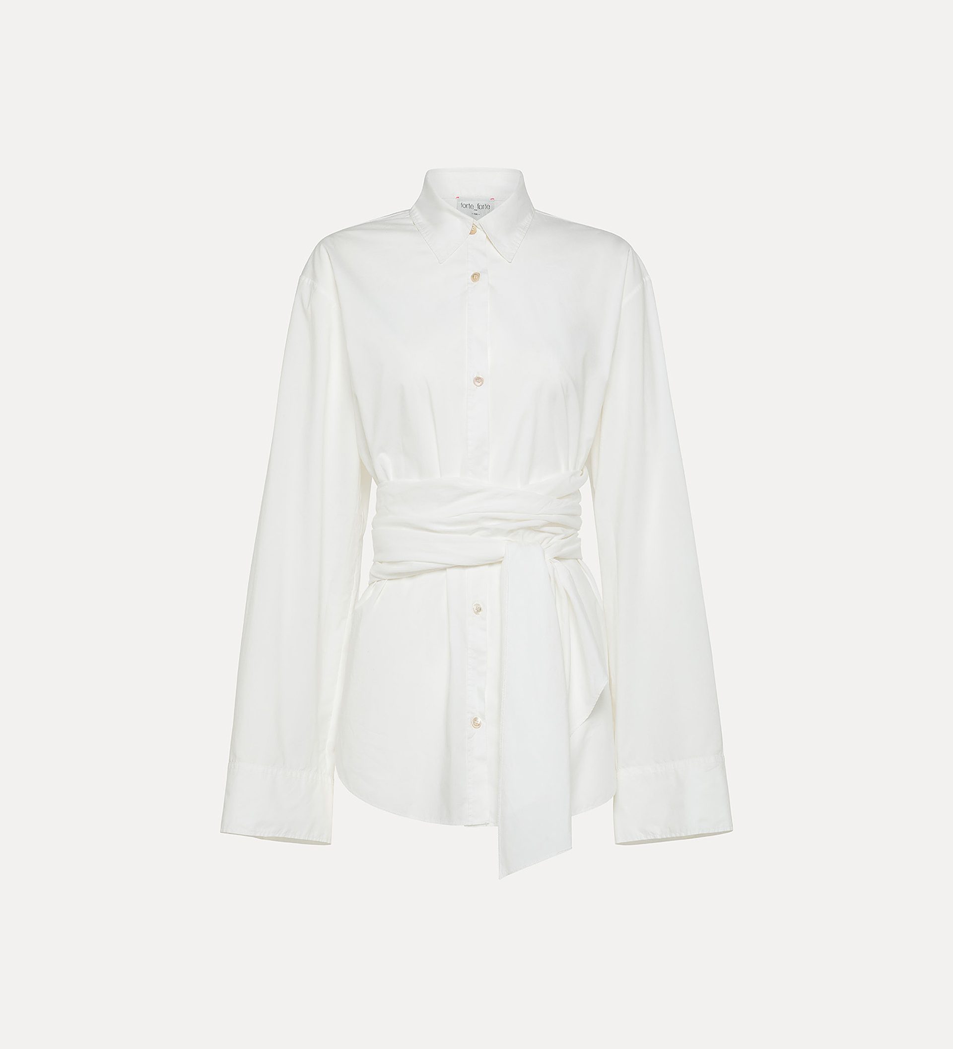 shirt with cummerbund | forte_forte