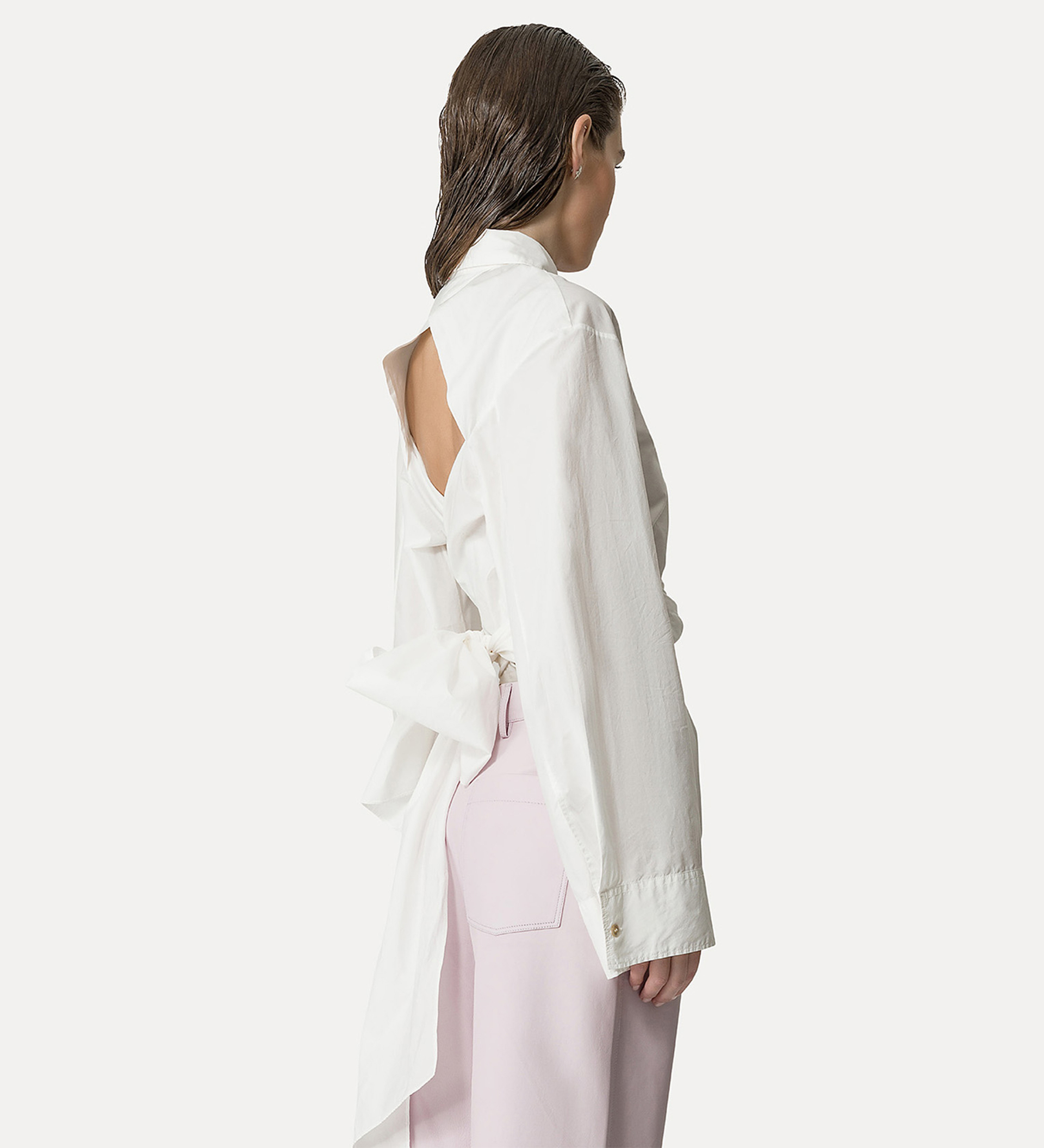 shirt with cummerbund | forte_forte