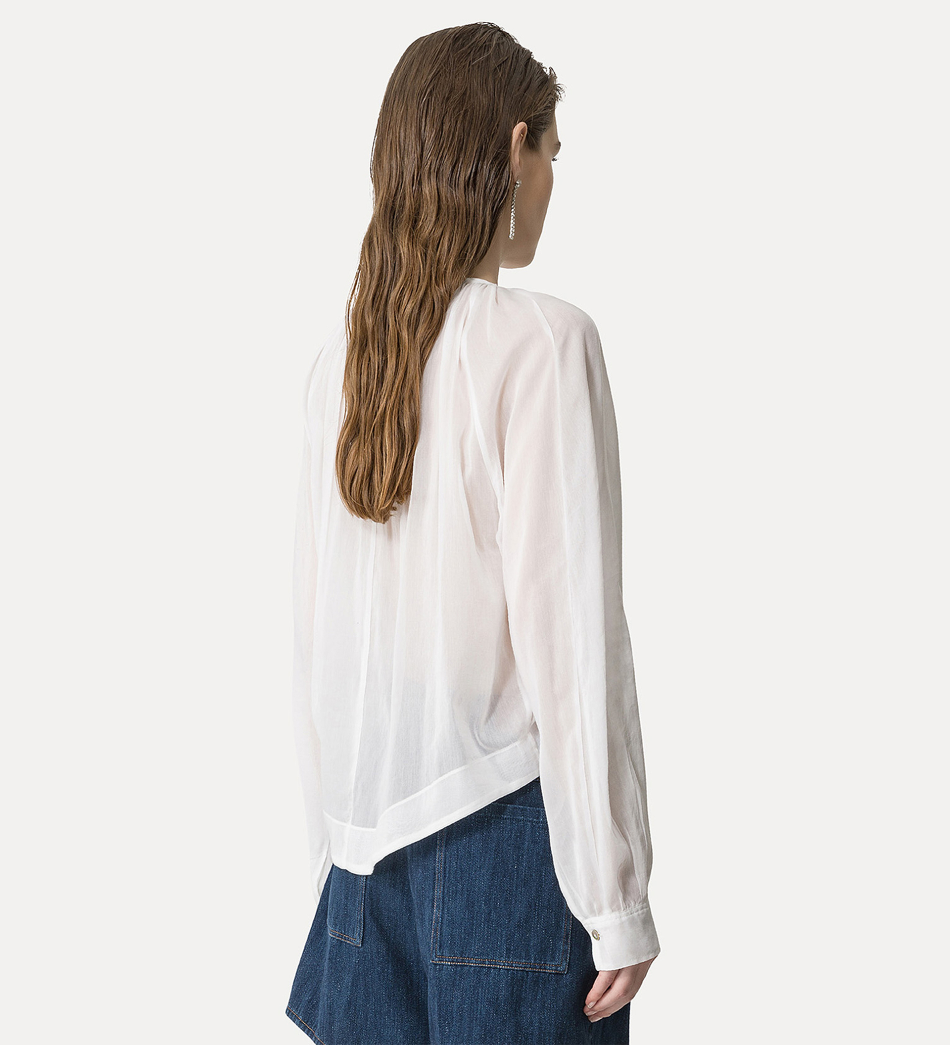 boho shirt in white | forte_forte