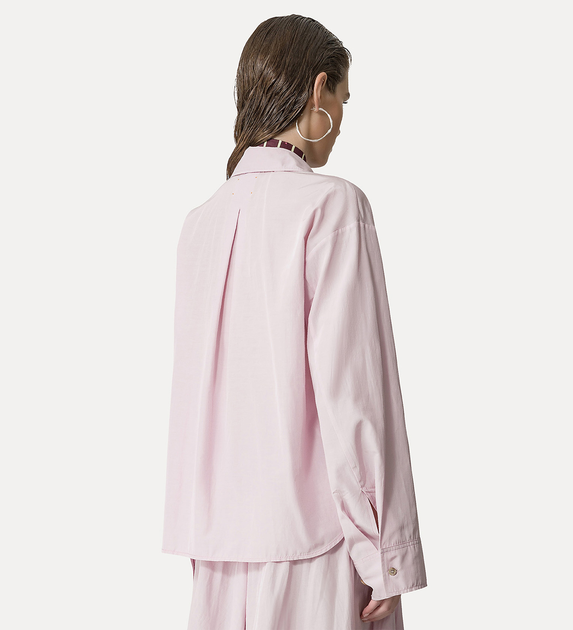 polo shirt in taffeta | forte_forte