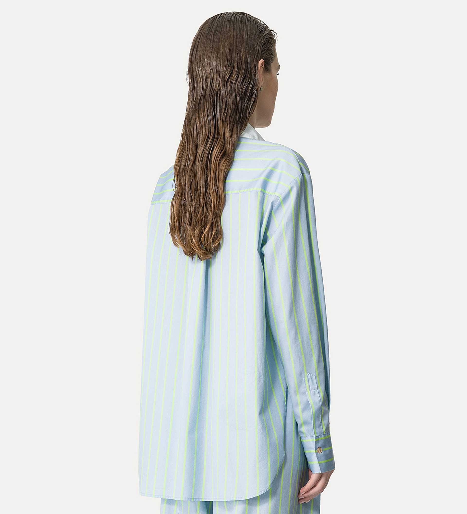 striped satin shirt | forte_forte