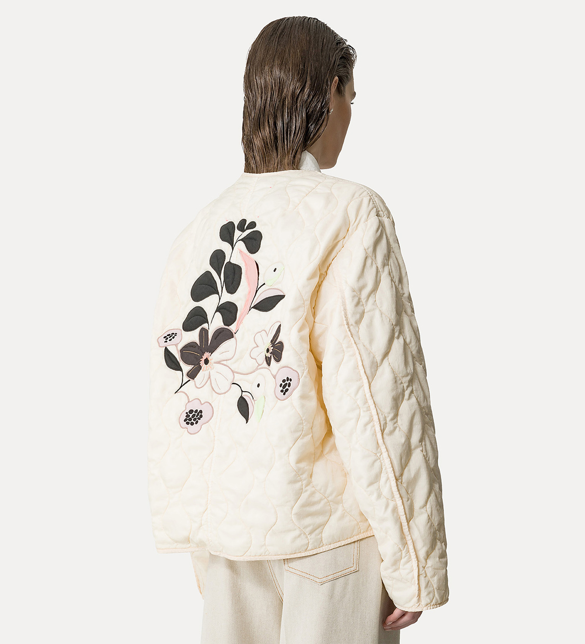 bomber jacket with embroidered detailing | forte_forte