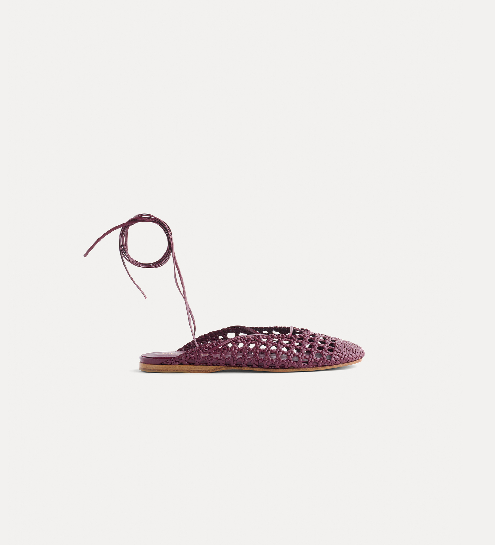 woven backless slipper | forte_forte