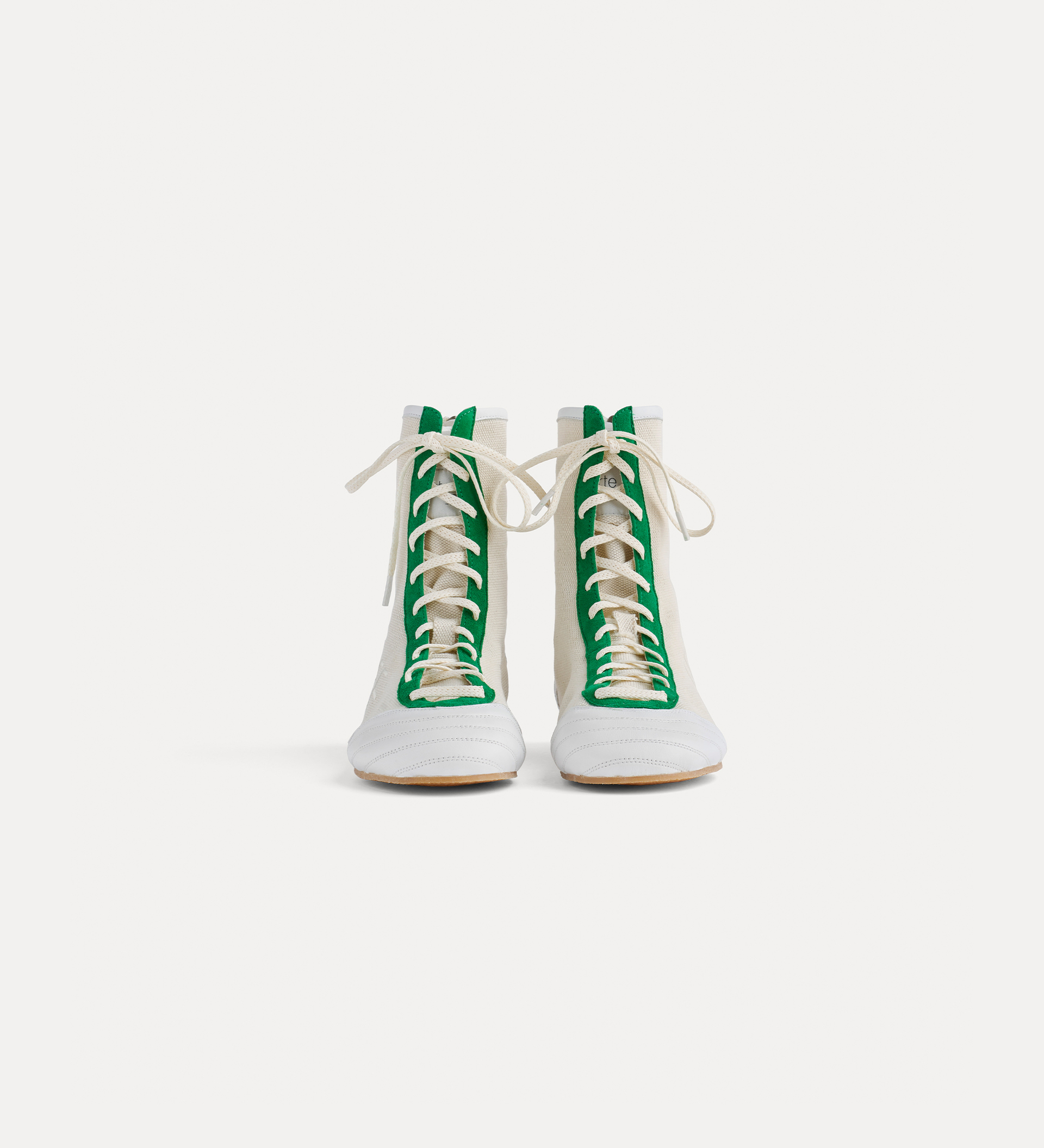 high–top shoes in canvas | forte_forte