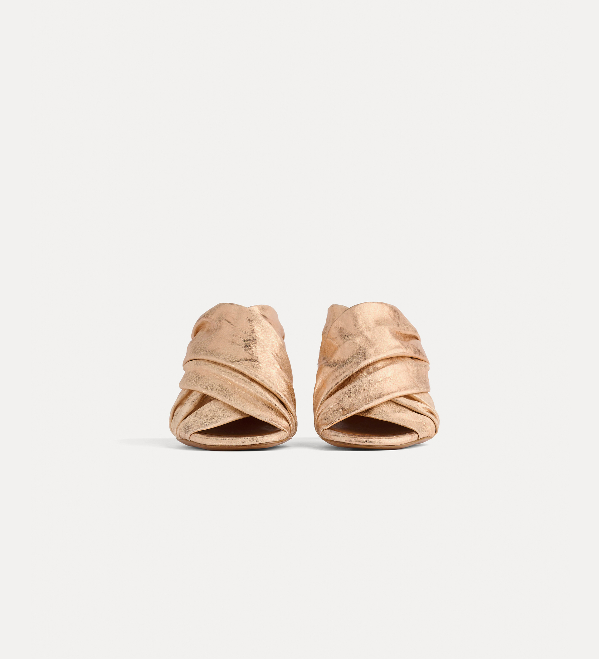 crossover sandals with heel | forte_forte