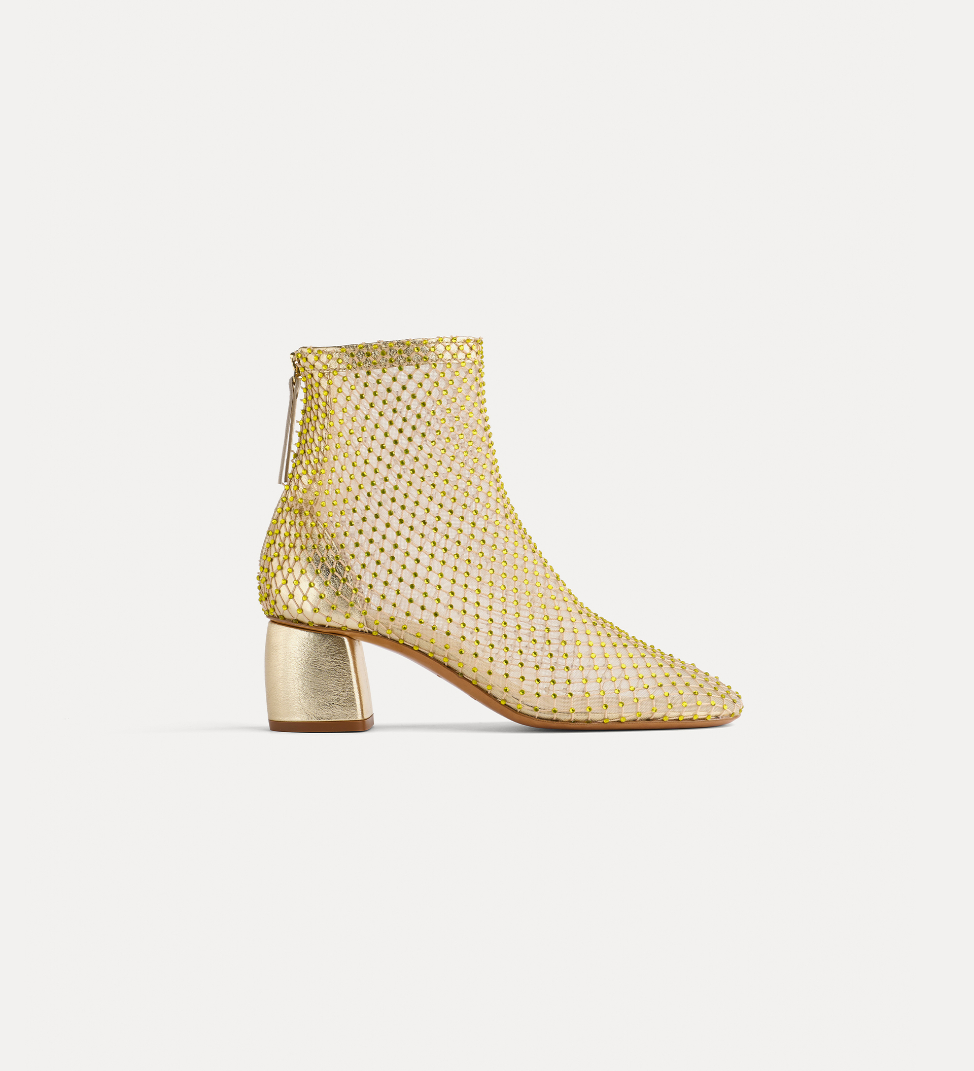 ankle boots in diamanté mesh | forte_forte