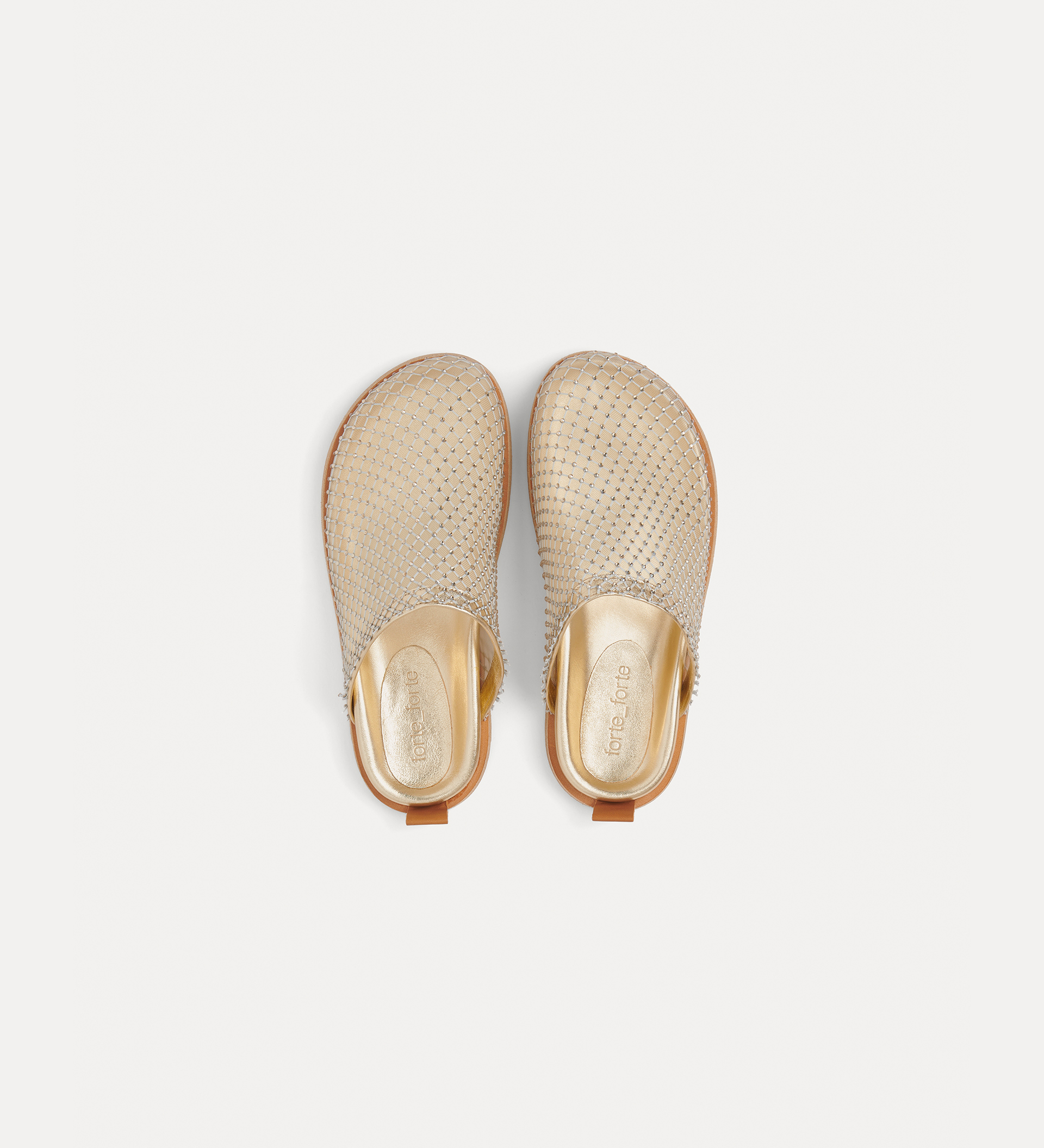 backless slipper with diamanté detailing | forte_forte